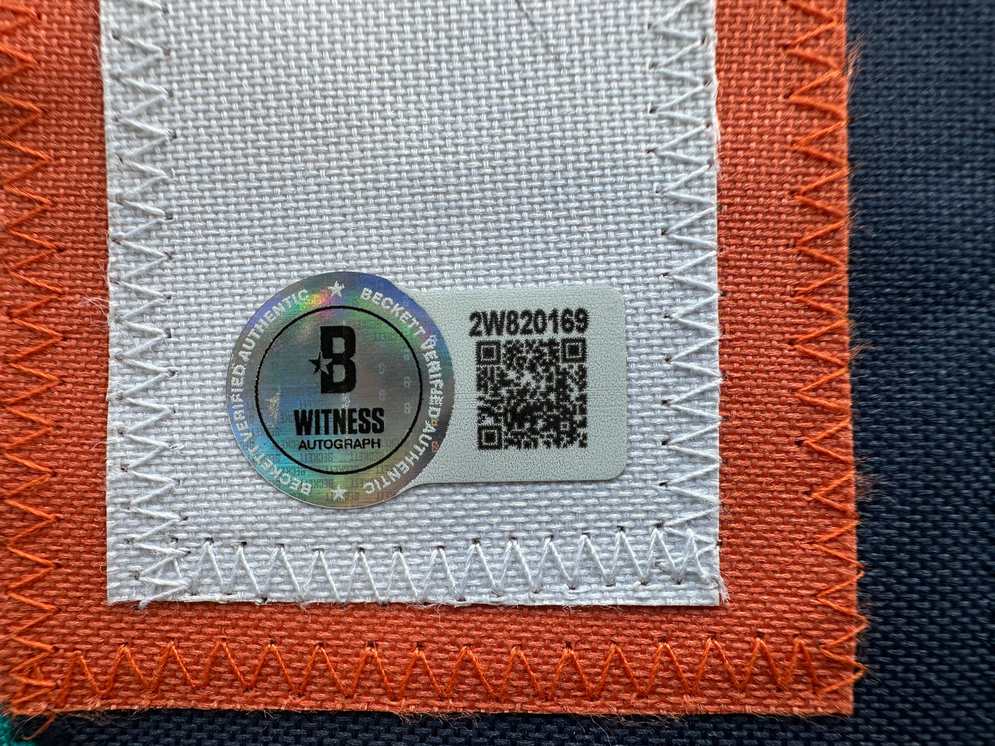 RICKY WILLIAMS SIGNED TEAL FOOTBALL JERSEY Miami Dolphins w/"Smoke Weed Everyday" BAS