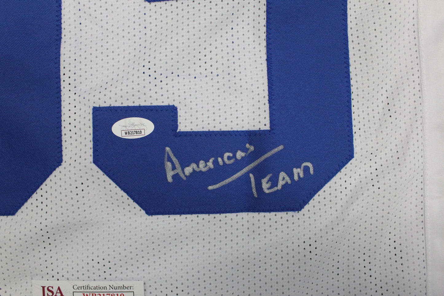 KEVIN WILLIAMS DALLAS COWBOYS SIGNED JERSEY Hurricanes w/INSCs L JSA