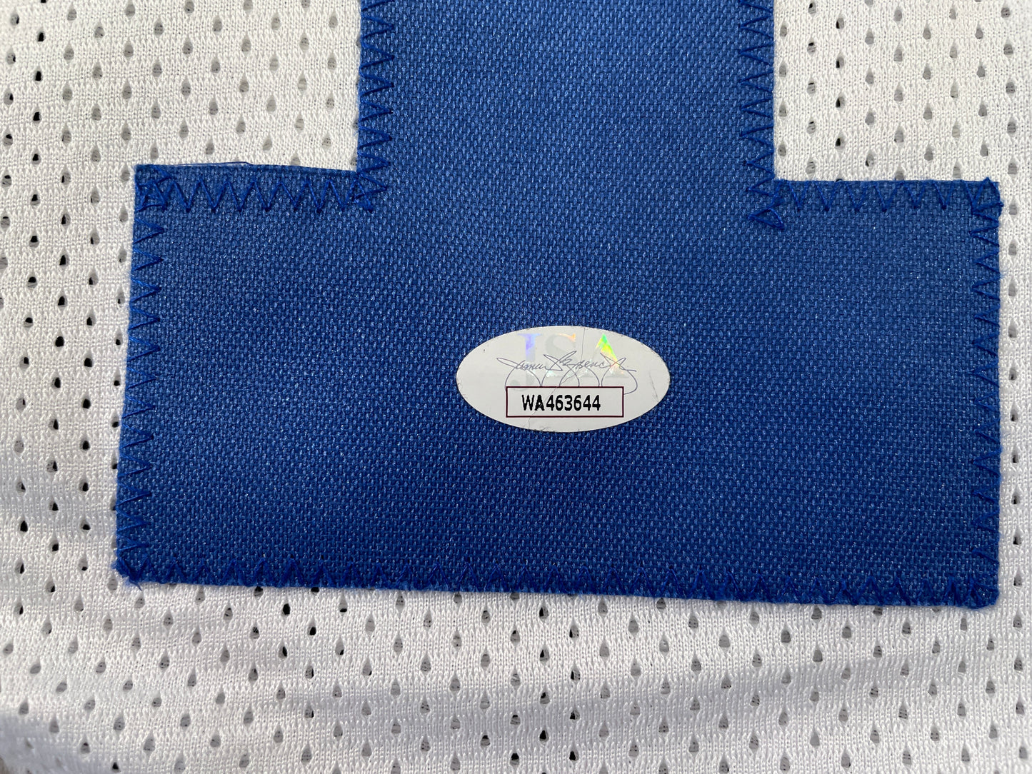 BOB LILLY DALLAS COWBOYS SIGNED HOME JERSEY w/HOF JSA COA