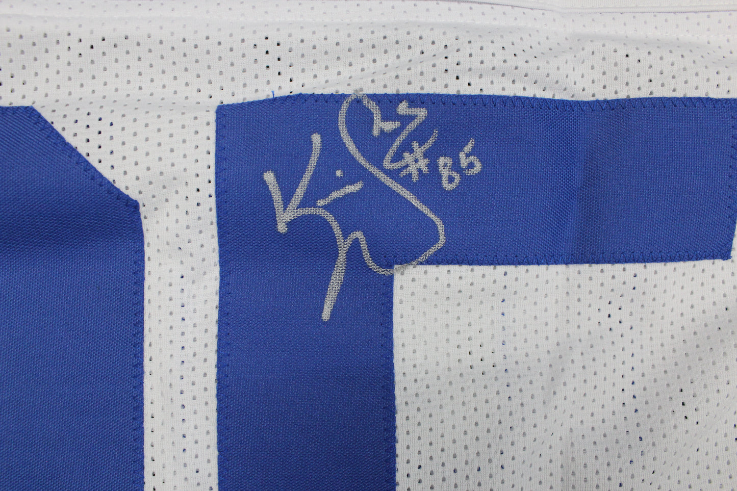 KEVIN WILLIAMS DALLAS COWBOYS SIGNED JERSEY Hurricanes w/INSCs L JSA
