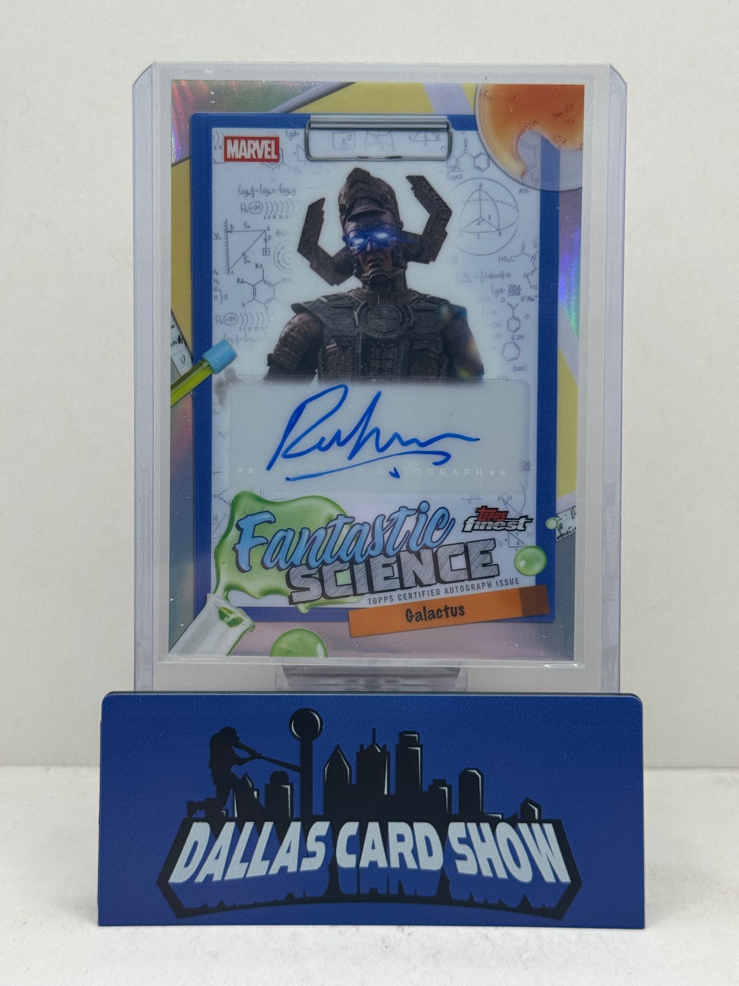 2026 Topps Finest Fantastic Four #FS-05 Ralph Ineson as Galactus Refractor Autograph