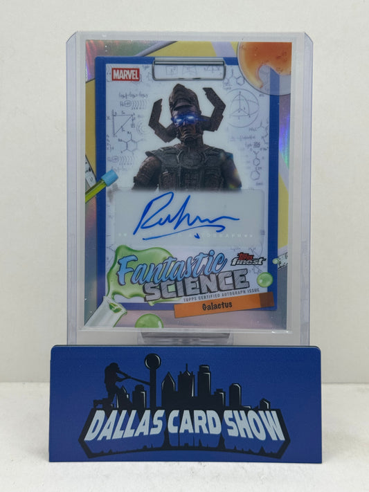 2026 Topps Finest Fantastic Four #FS-05 Ralph Ineson as Galactus Refractor Autograph