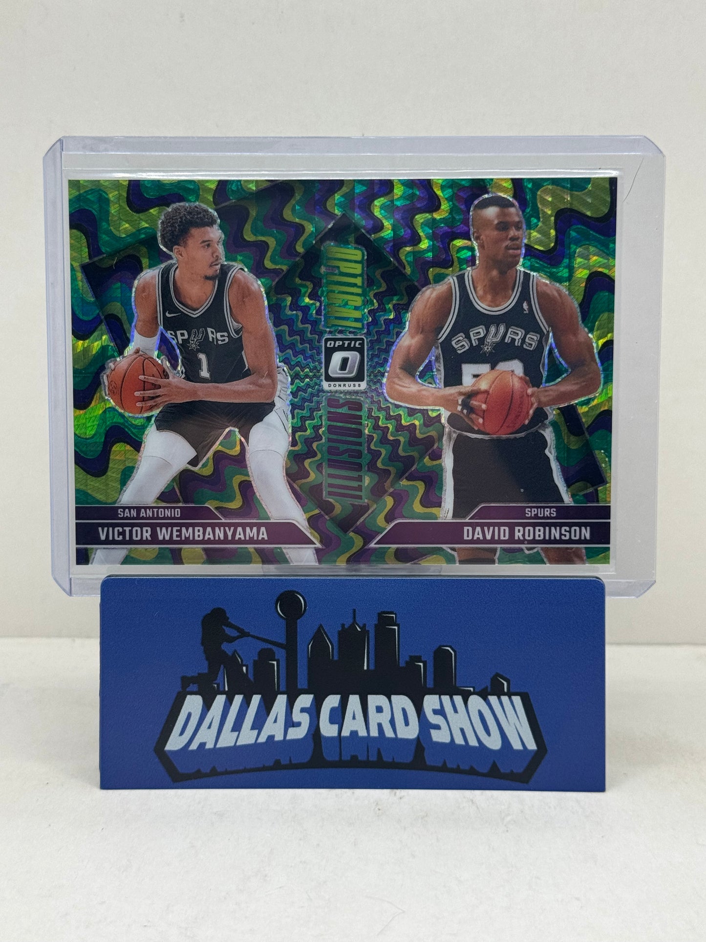 2024-25 Panini Optic #5 Victor Wembanyama,David Robinson Optical Illusions /249
