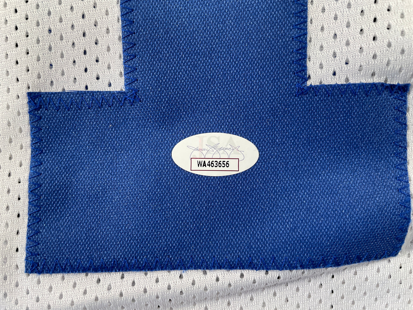 BOB LILLY DALLAS COWBOYS SIGNED HOME JERSEY w/HOF JSA COA