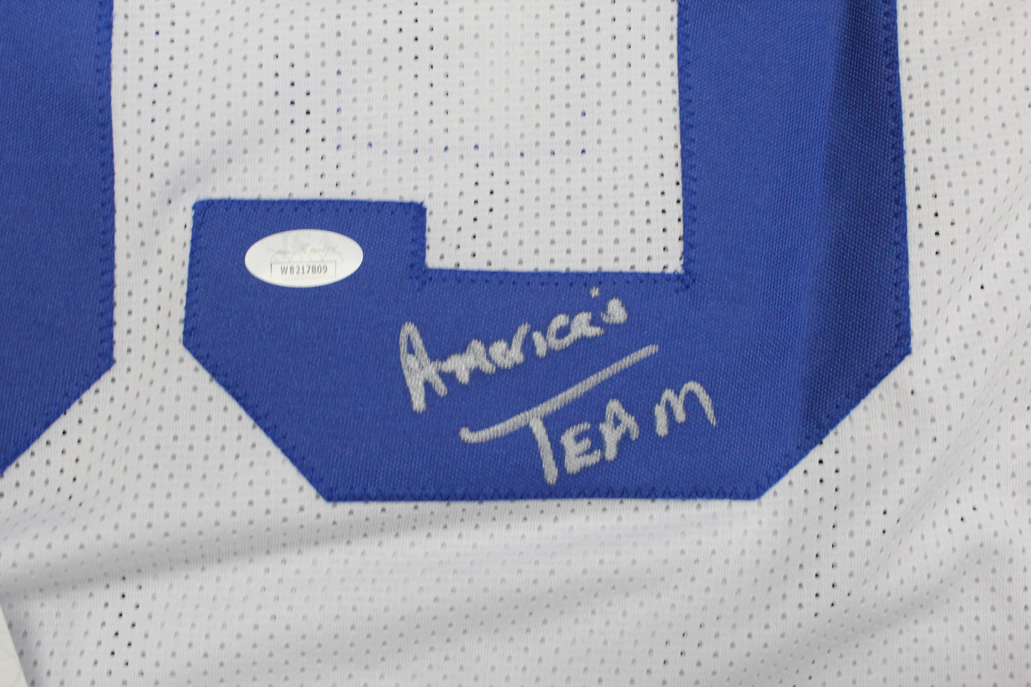 KEVIN WILLIAMS DALLAS COWBOYS SIGNED JERSEY Hurricanes w/INSCs L JSA