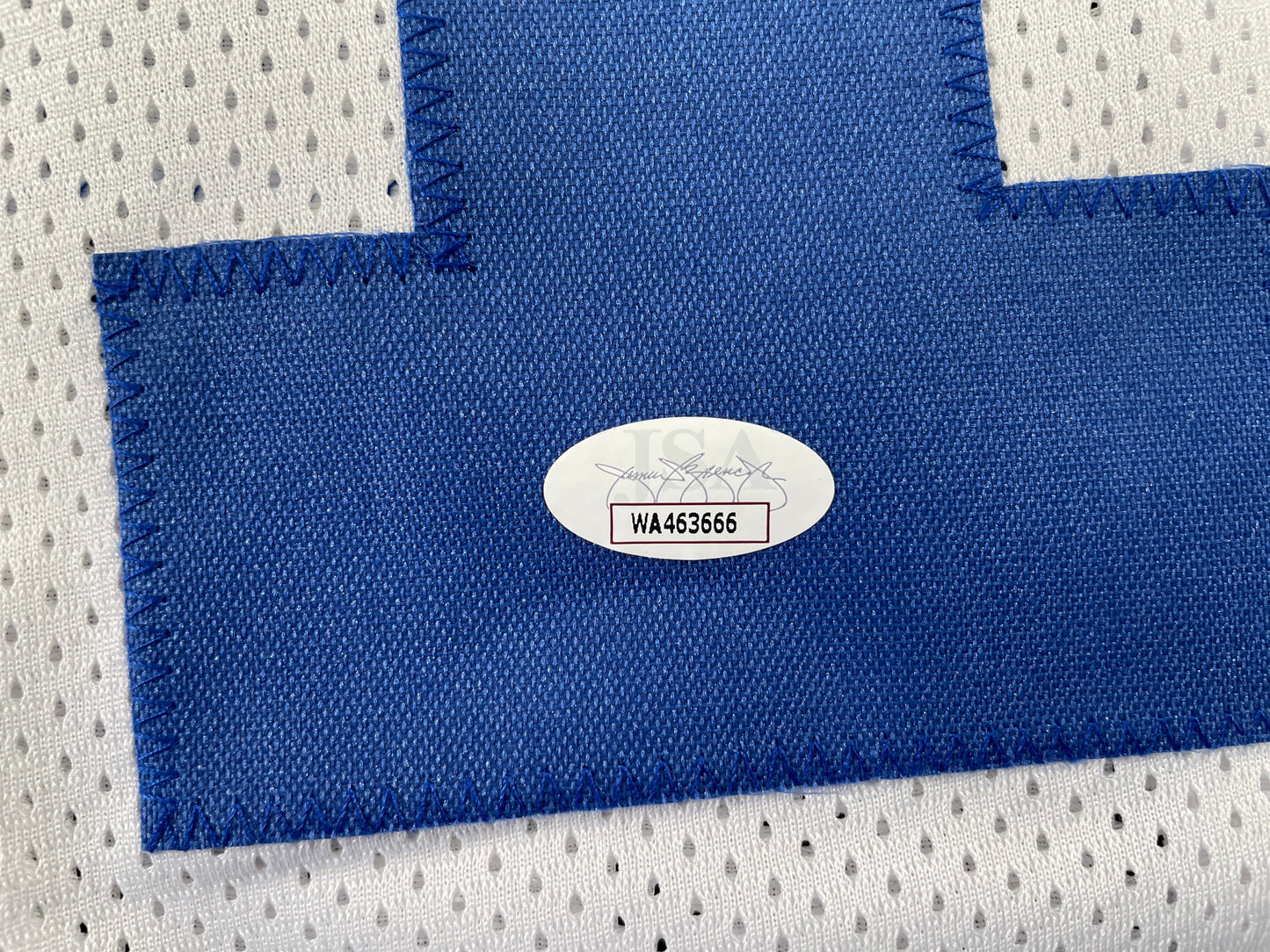 BOB LILLY DALLAS COWBOYS SIGNED HOME JERSEY w/HOF JSA COA