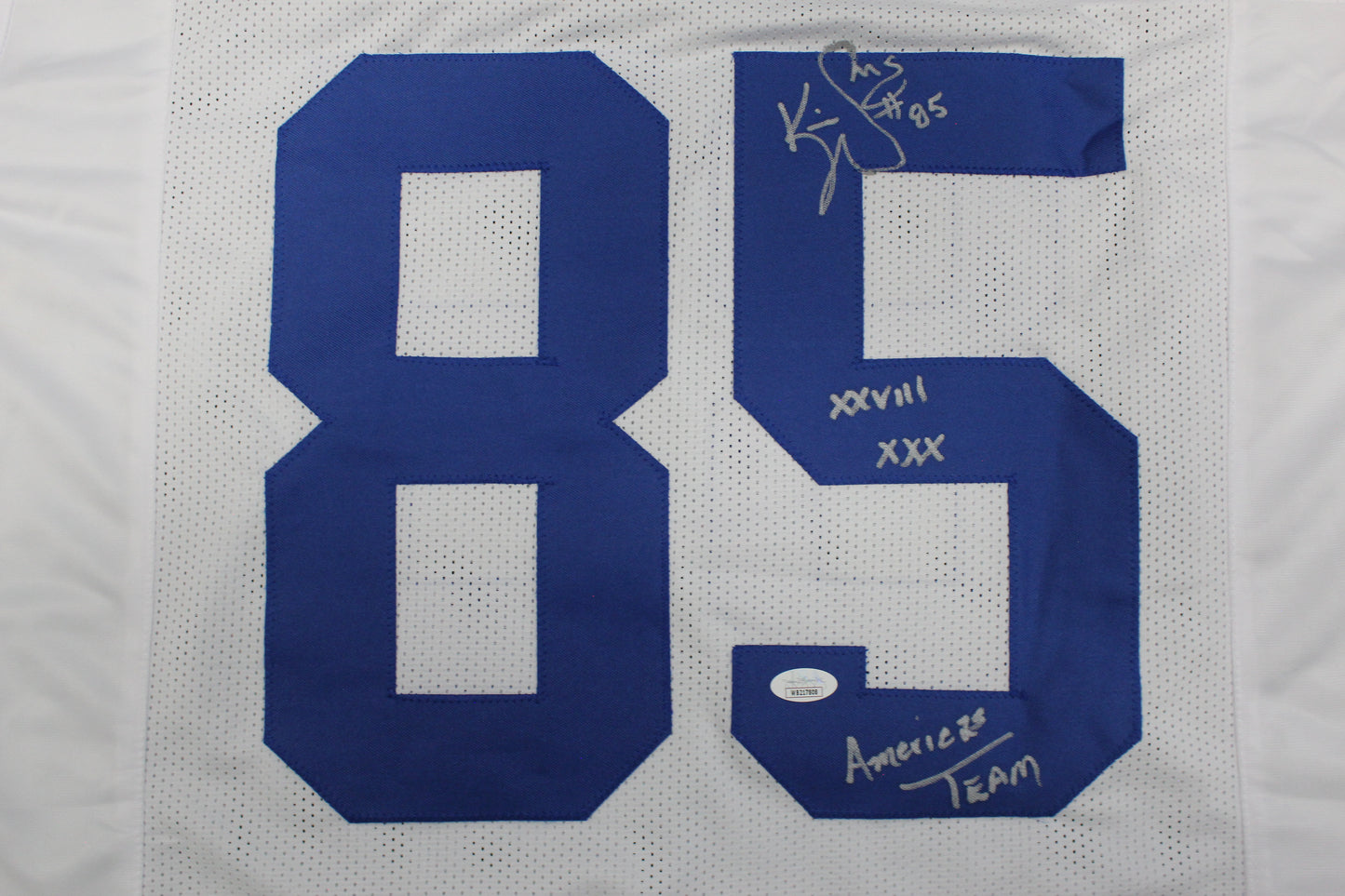 KEVIN WILLIAMS DALLAS COWBOYS SIGNED JERSEY Hurricanes w/INSCs L JSA