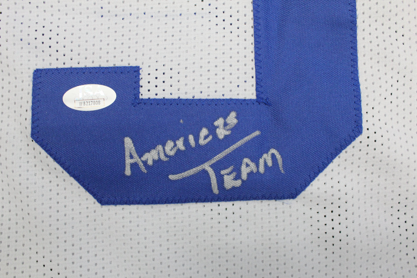 KEVIN WILLIAMS DALLAS COWBOYS SIGNED JERSEY Hurricanes w/INSCs L JSA