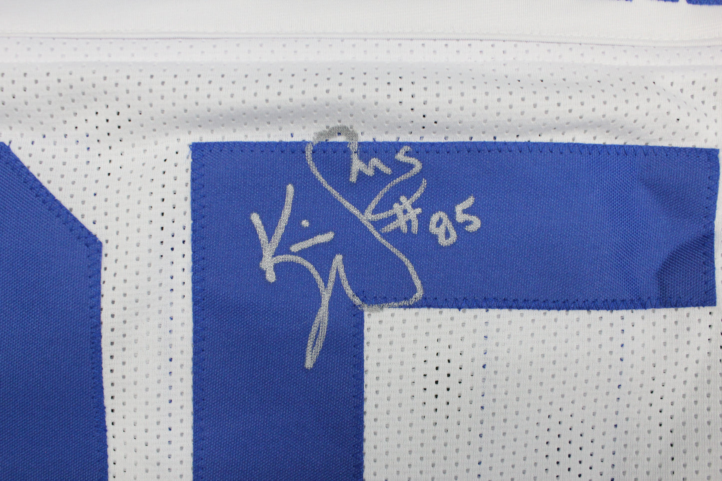 KEVIN WILLIAMS DALLAS COWBOYS SIGNED JERSEY Hurricanes w/INSCs L JSA