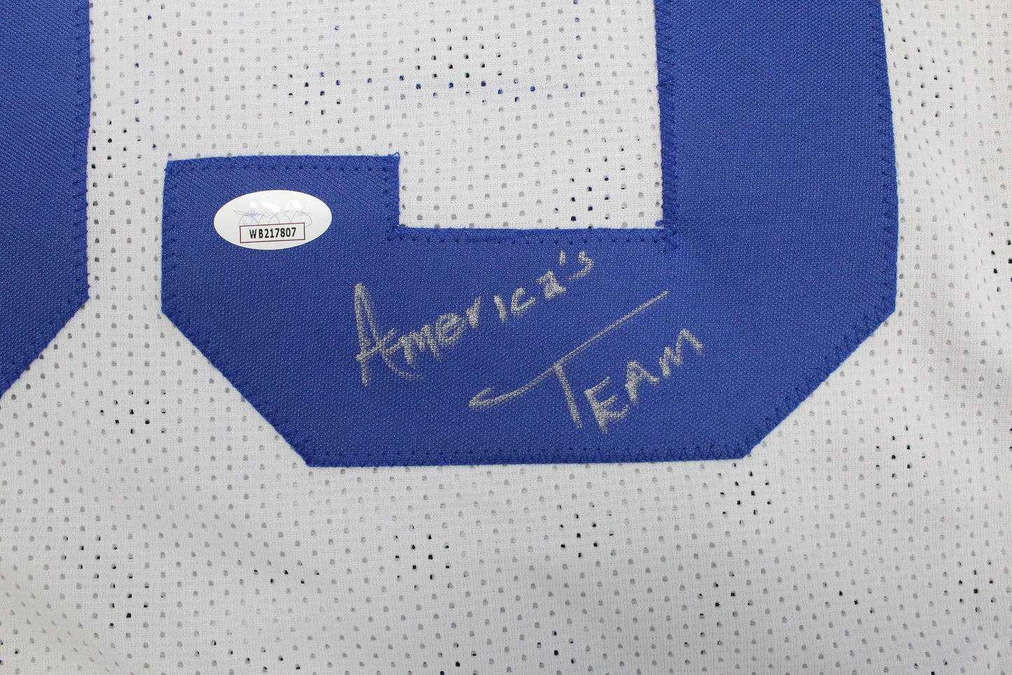 KEVIN WILLIAMS DALLAS COWBOYS SIGNED JERSEY Hurricanes w/INSCs L JSA