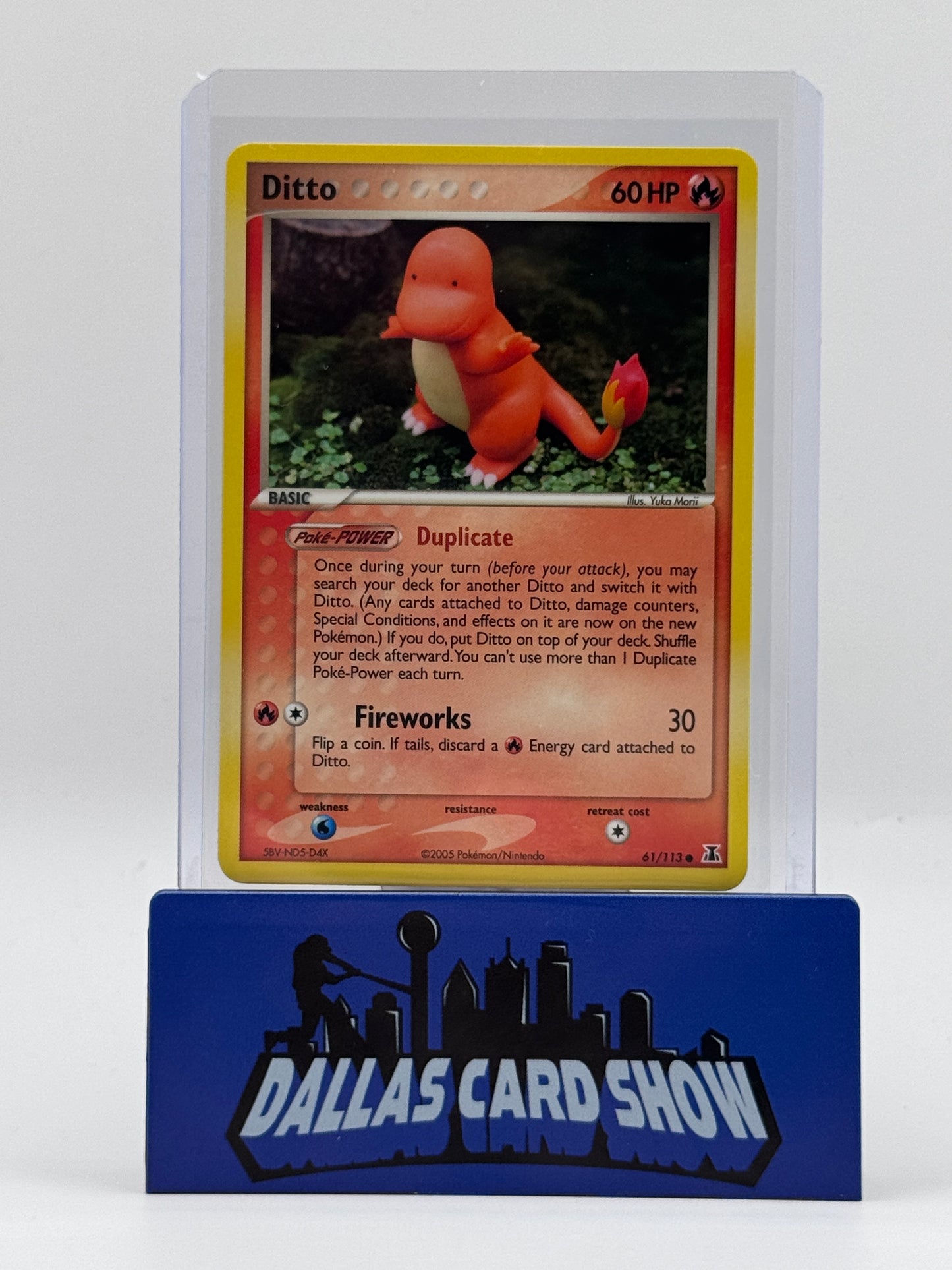 2005 Pokemon - Ditto (Charmander) - 61/113 Delta Species NM