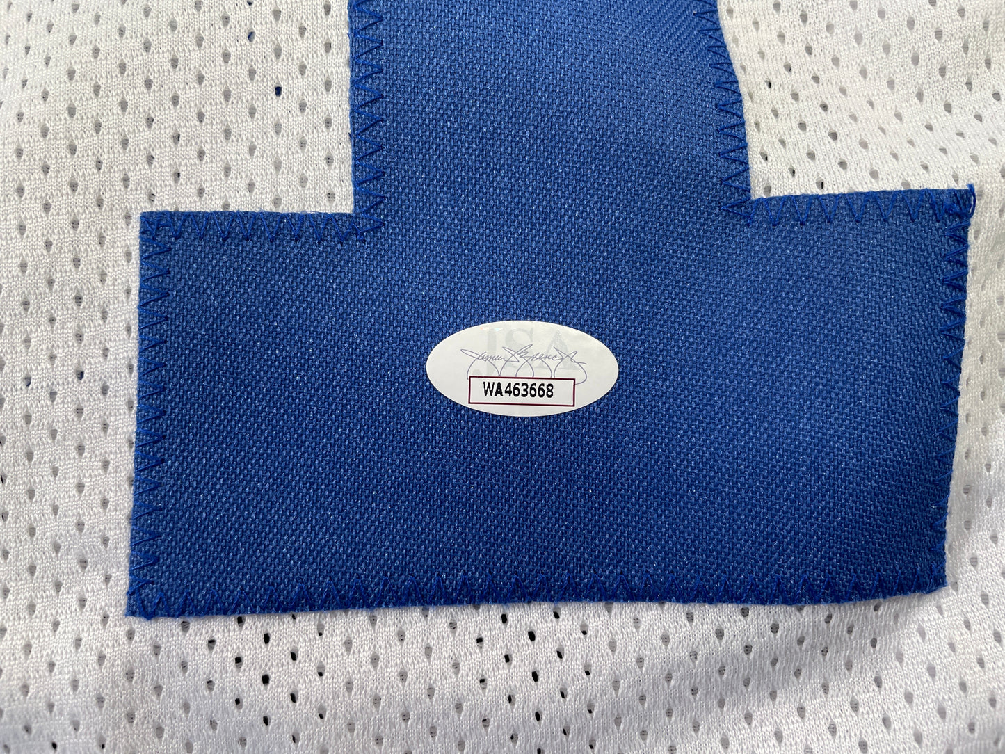 BOB LILLY DALLAS COWBOYS SIGNED HOME JERSEY w/HOF JSA COA