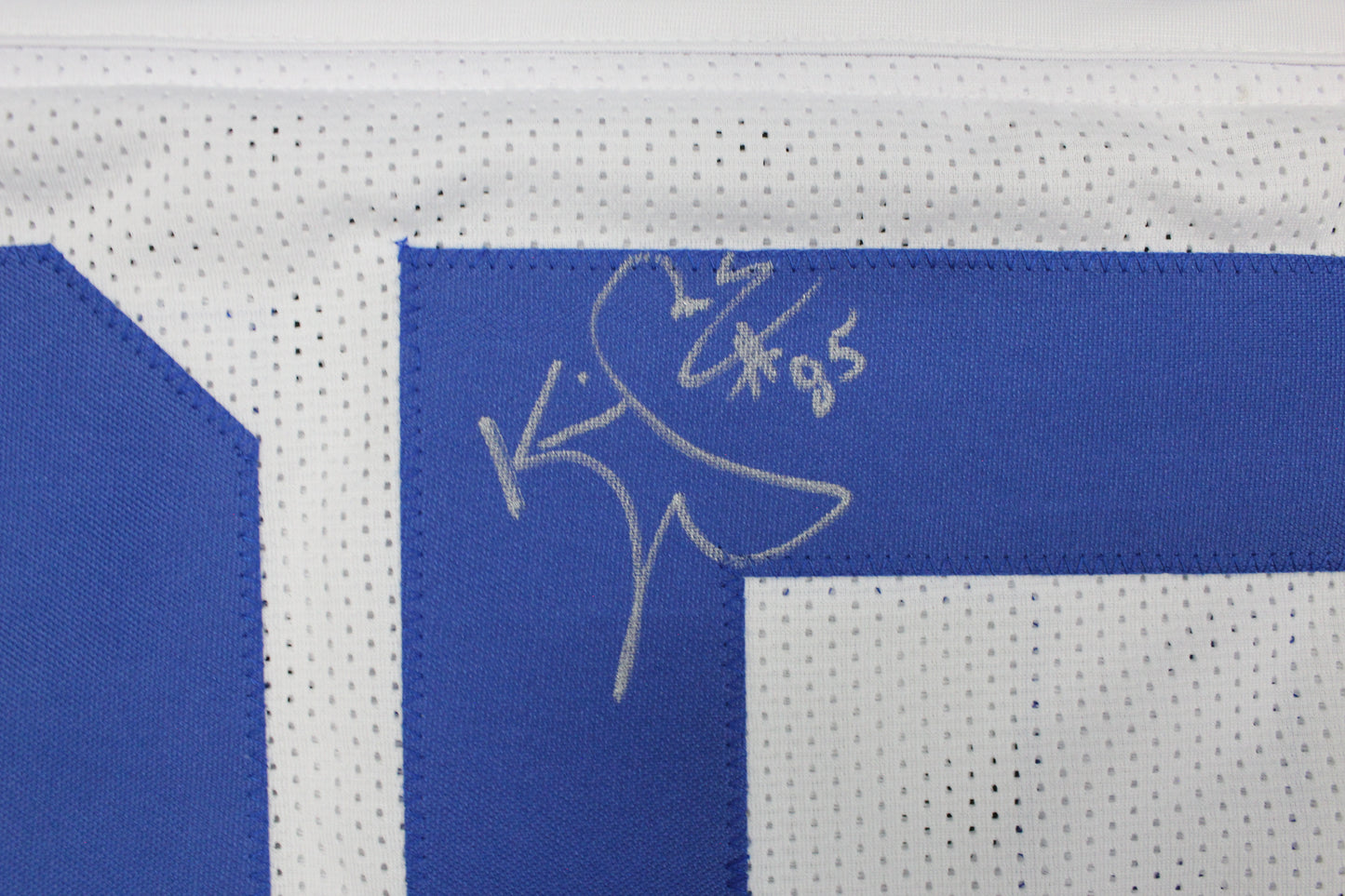 KEVIN WILLIAMS DALLAS COWBOYS SIGNED JERSEY Hurricanes w/INSCs L JSA