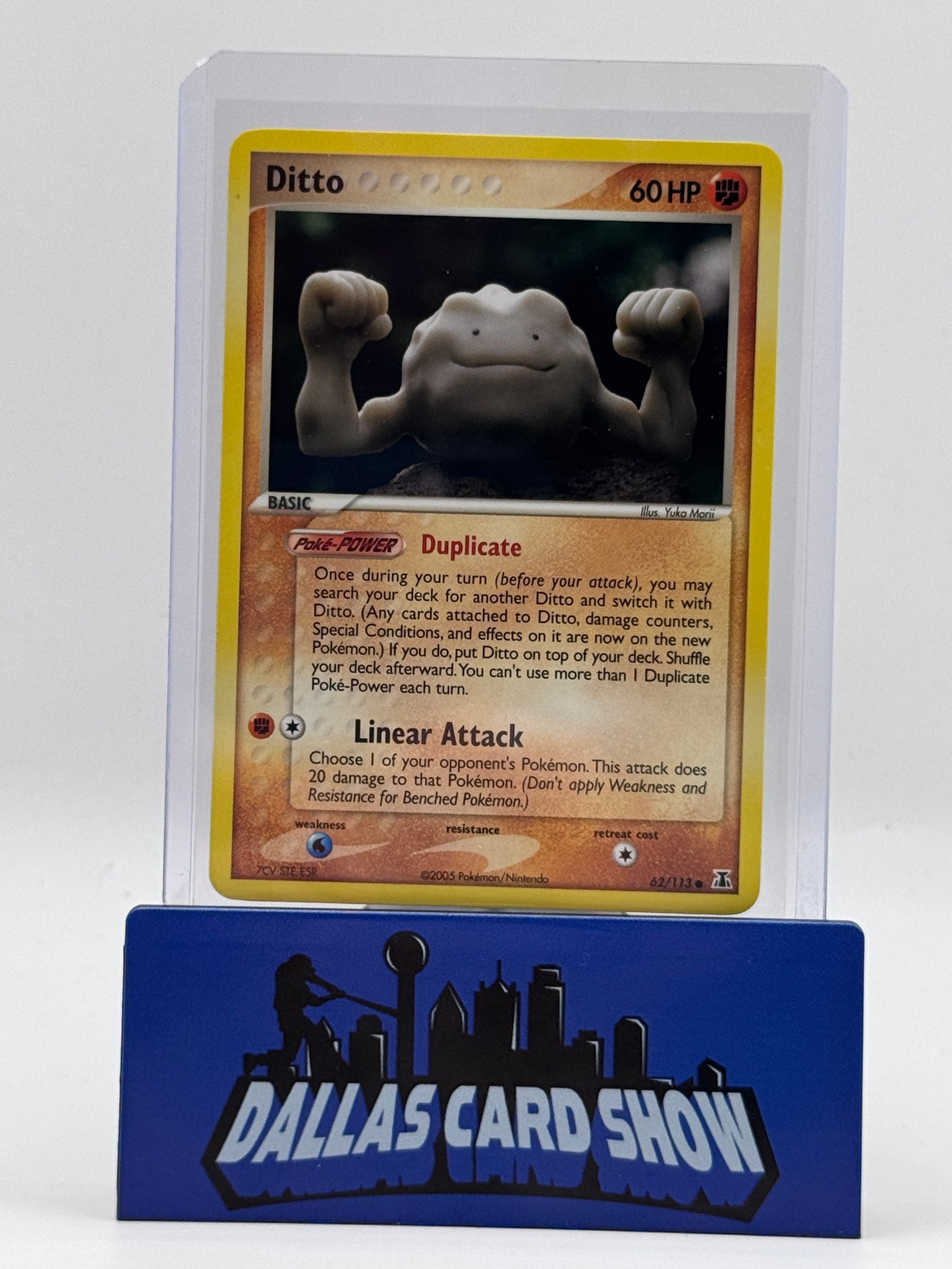 2005 Pokemon - Ditto (Geodude) - 62/113 Delta Species NM