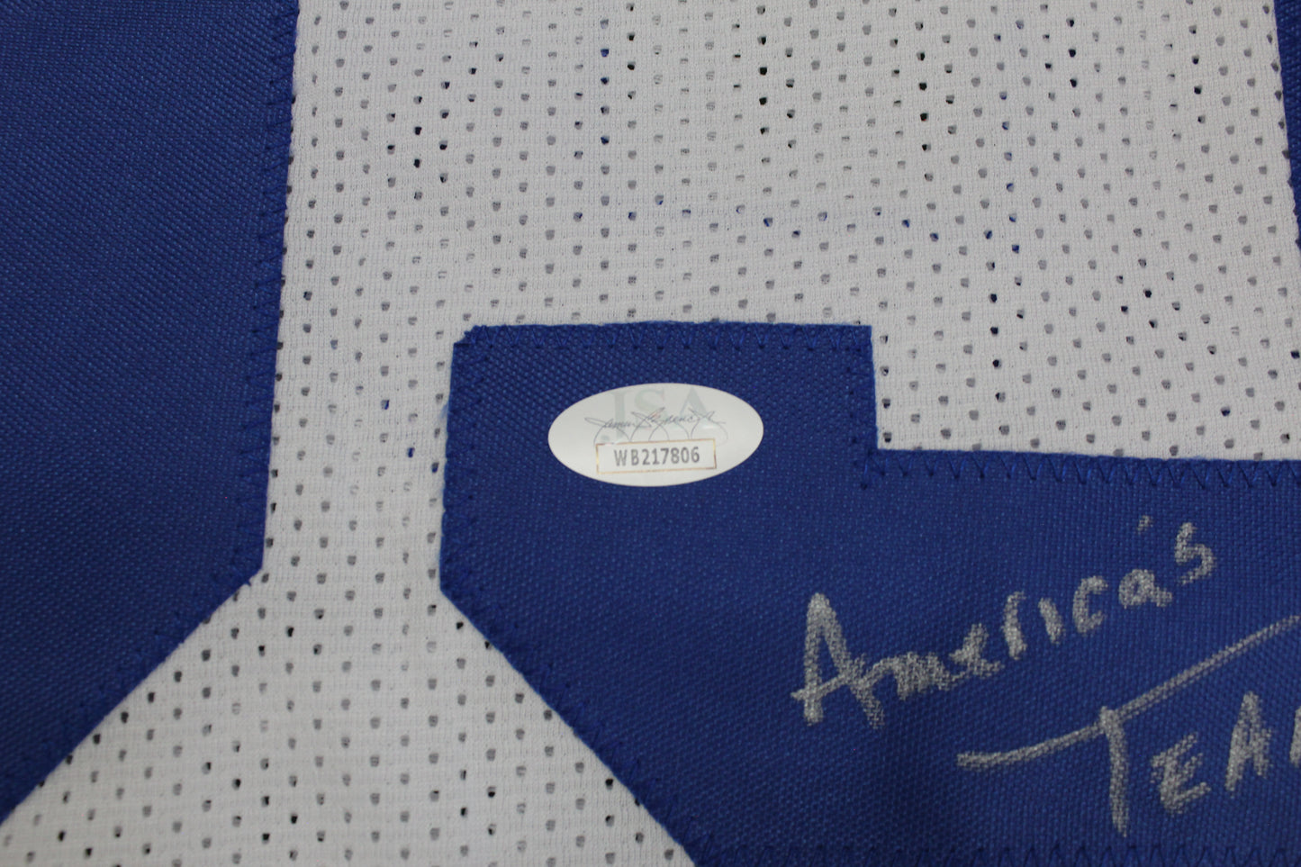 KEVIN WILLIAMS DALLAS COWBOYS SIGNED JERSEY Hurricanes w/INSCs M JSA