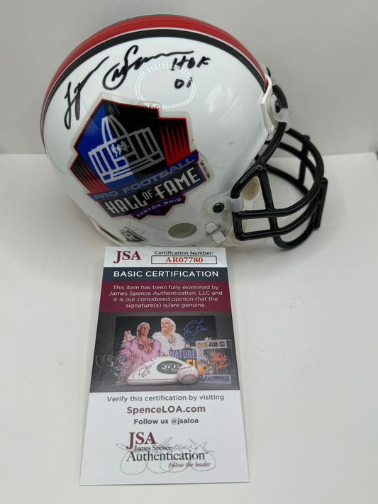LYNN SWANN PITTSBURGH STEELERS SIGNED NFL HOF Mini Helmet w/HOF01 JSA