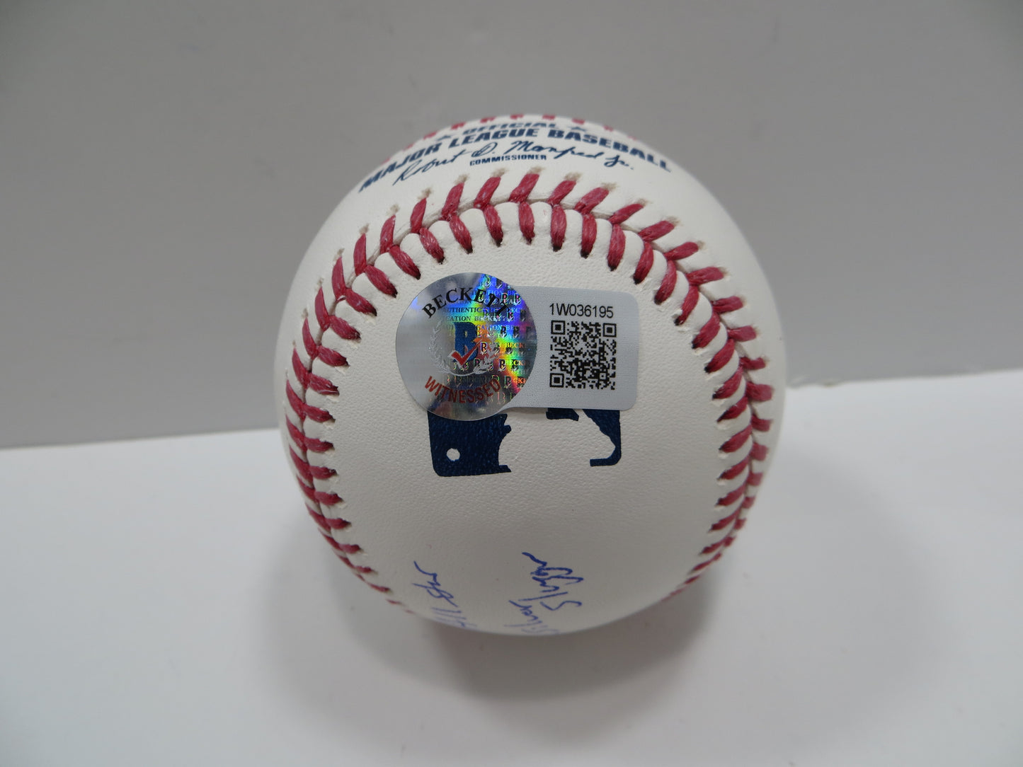 JOSH HAMILTON SIGNED RAWLINGS OML MULTI STATS BASEBALL BAS COA