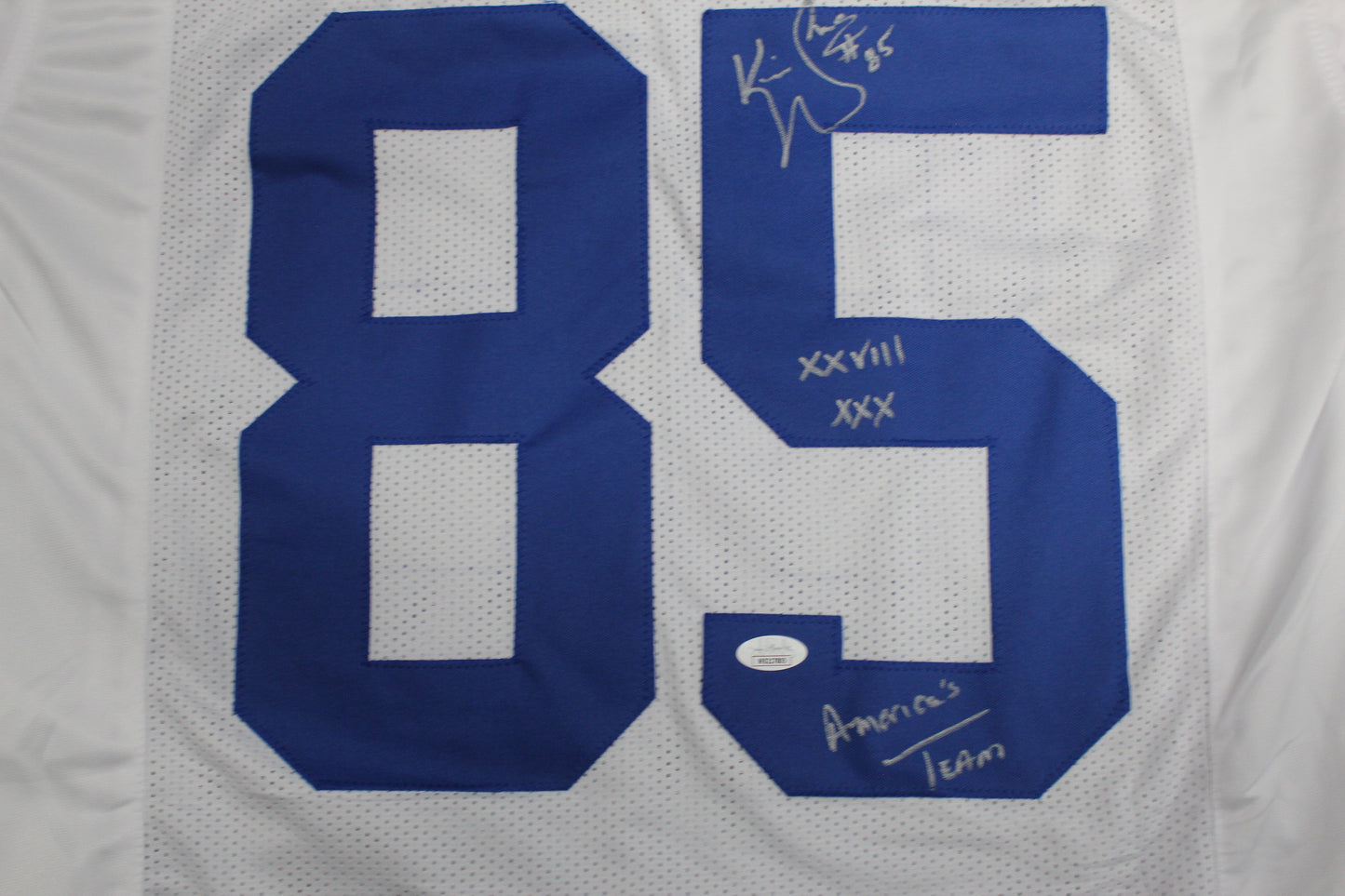 KEVIN WILLIAMS DALLAS COWBOYS SIGNED JERSEY Hurricanes w/INSCs M JSA