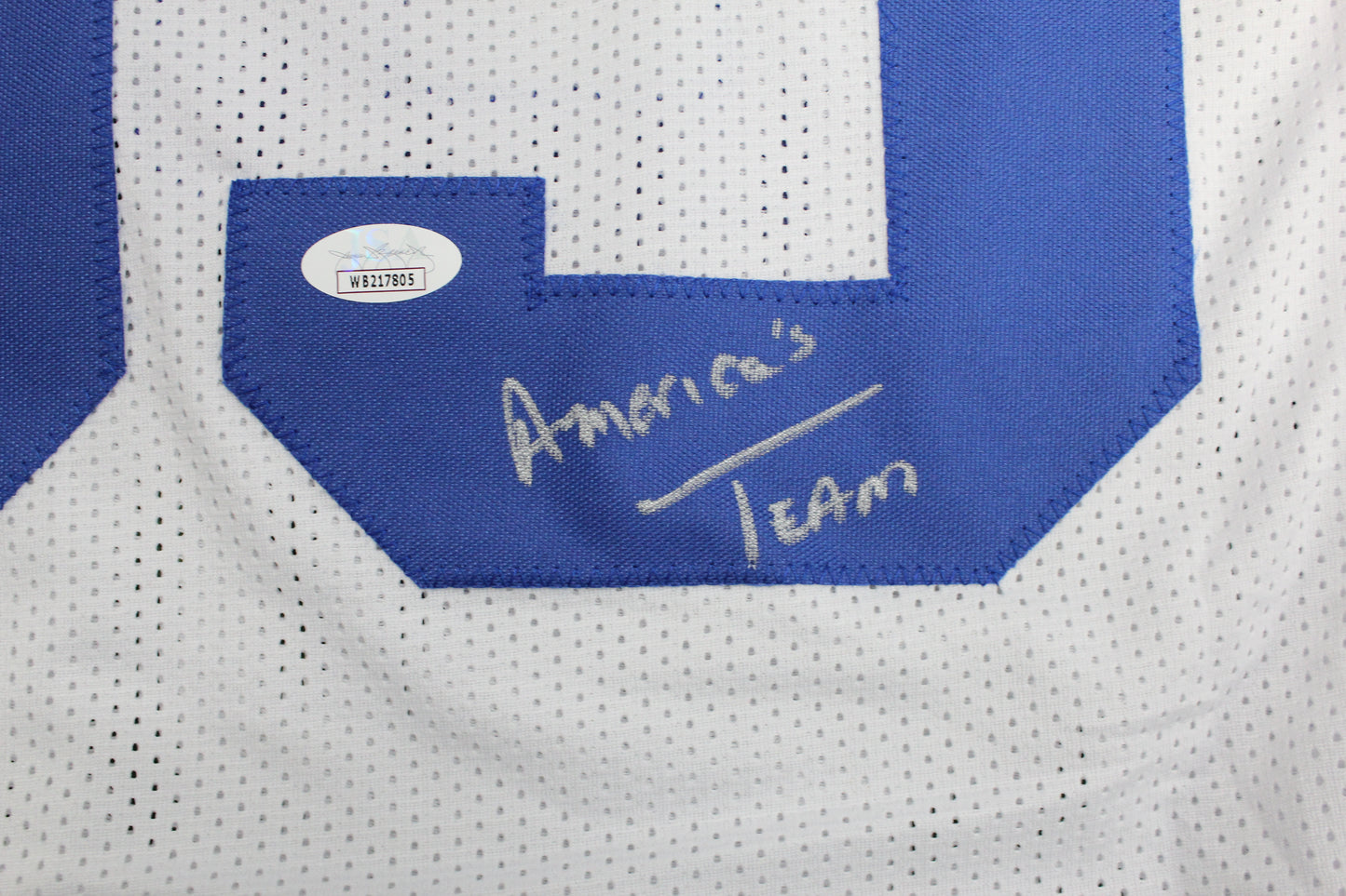 KEVIN WILLIAMS DALLAS COWBOYS SIGNED JERSEY Hurricanes w/INSCs M JSA