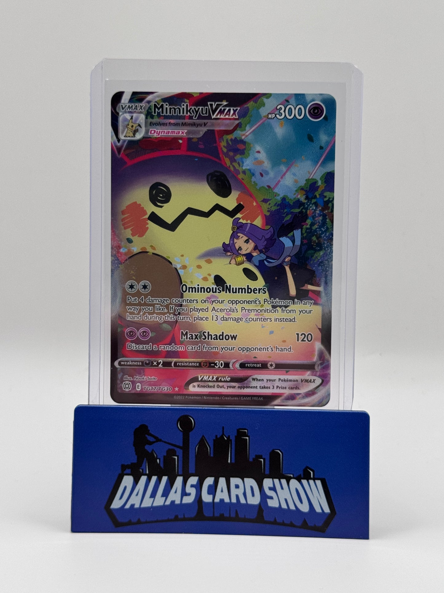 2022 Pokemon - Mimikyu VMAX (Trainer Gallery) - TG17/TG30 Brilliant Stars NM
