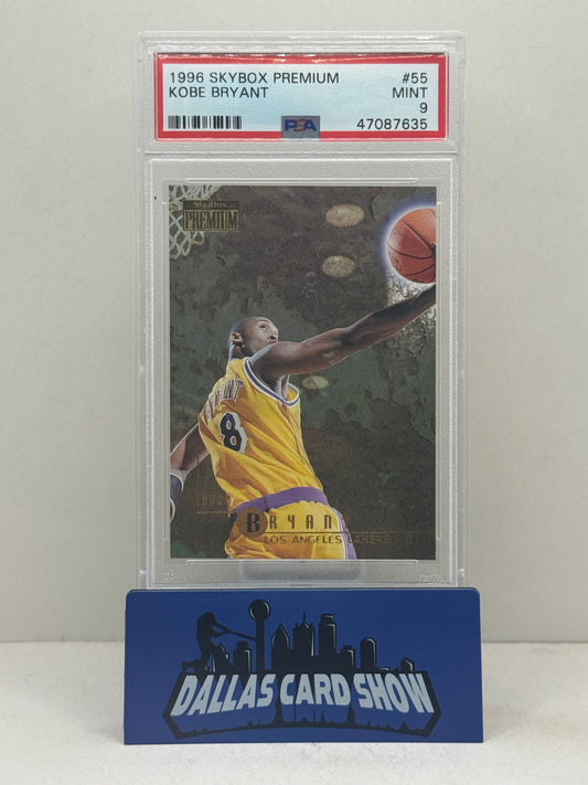1996 Skybox Premium #55 Kobe Bryant Rookie RC PSA 9