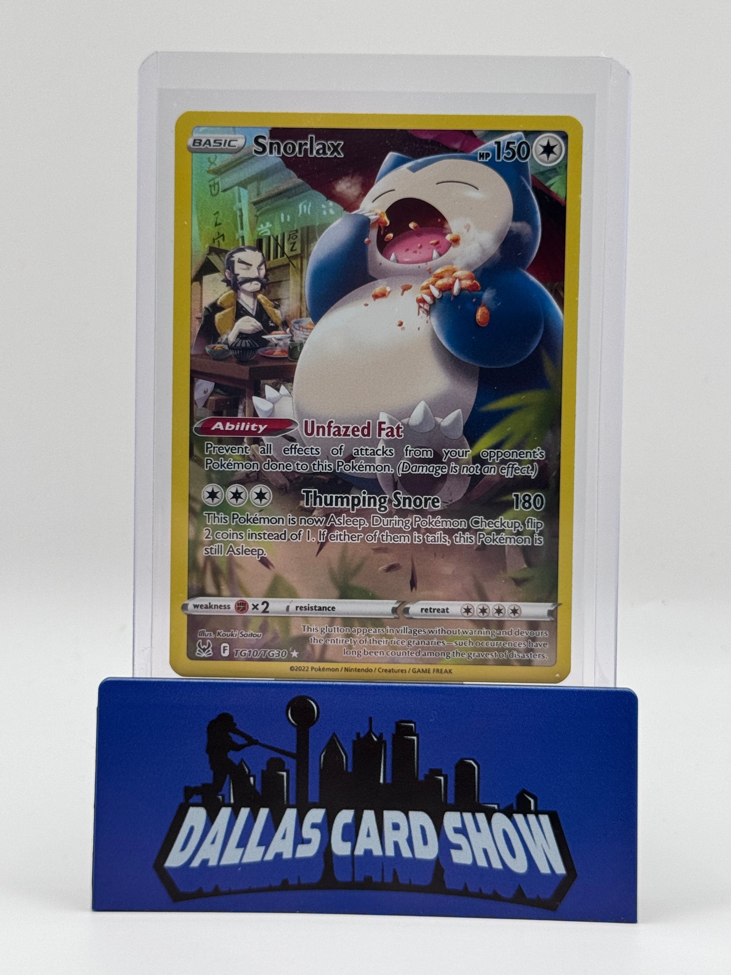 2022 Pokemon - Snorlax (Trainer Gallery) - TG23/TG30 Lost Origin NM