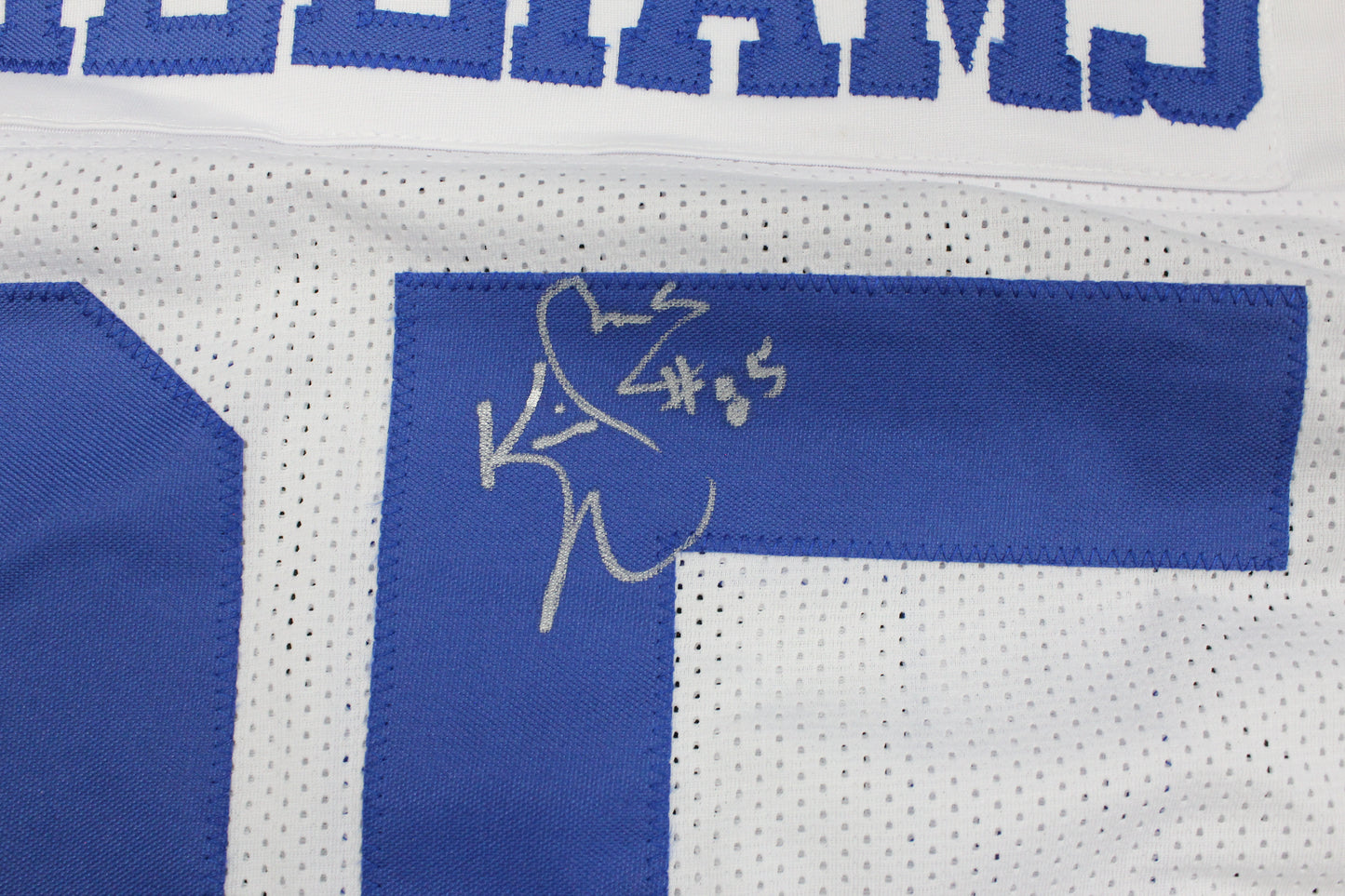 KEVIN WILLIAMS DALLAS COWBOYS SIGNED JERSEY Hurricanes w/INSCs M JSA