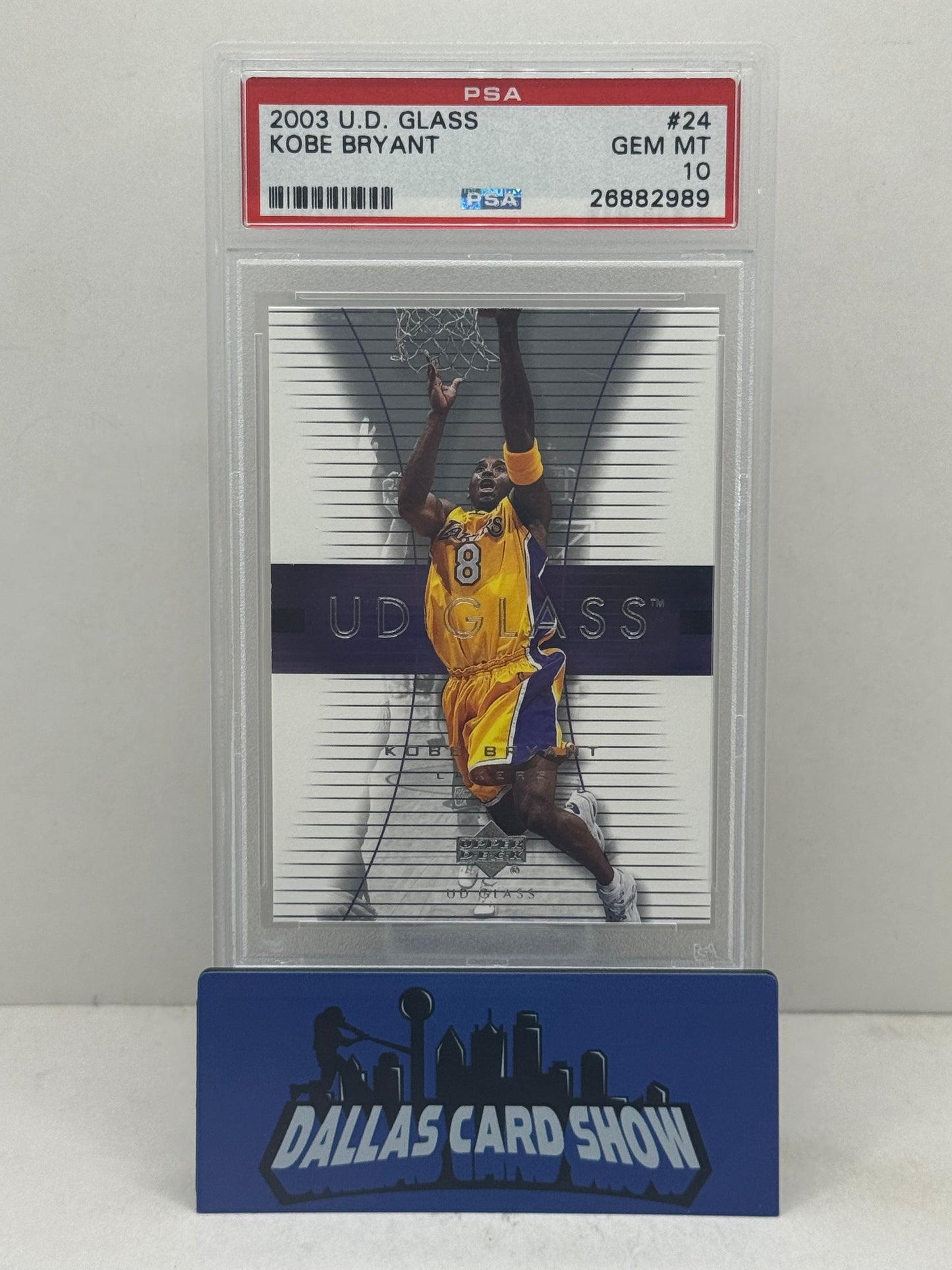 2003 Upper Deck Glass #24 Kobe Bryant PSA 10