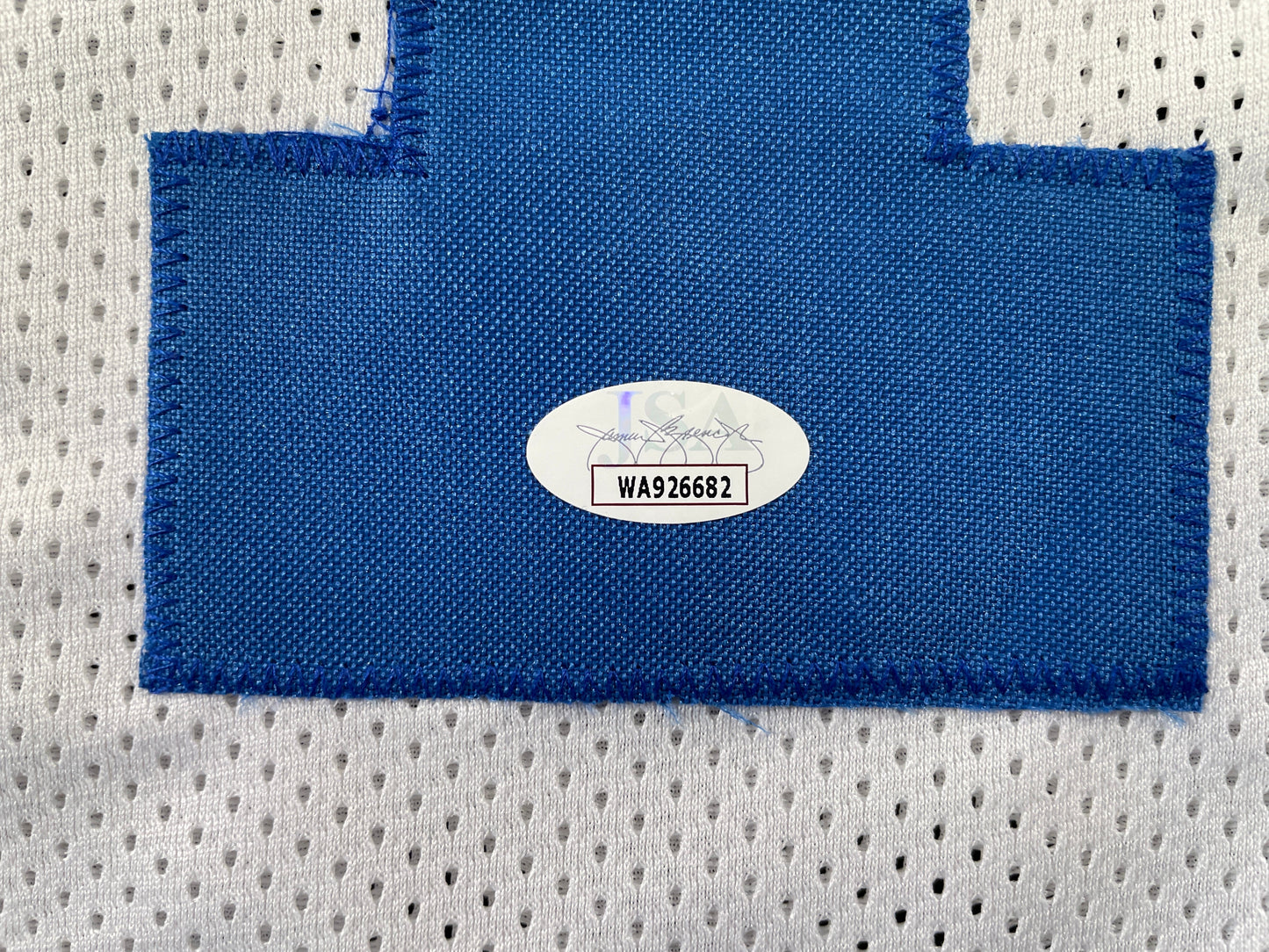 BOB LILLY DALLAS COWBOYS SIGNED HOME JERSEY w/HOF JSA COA