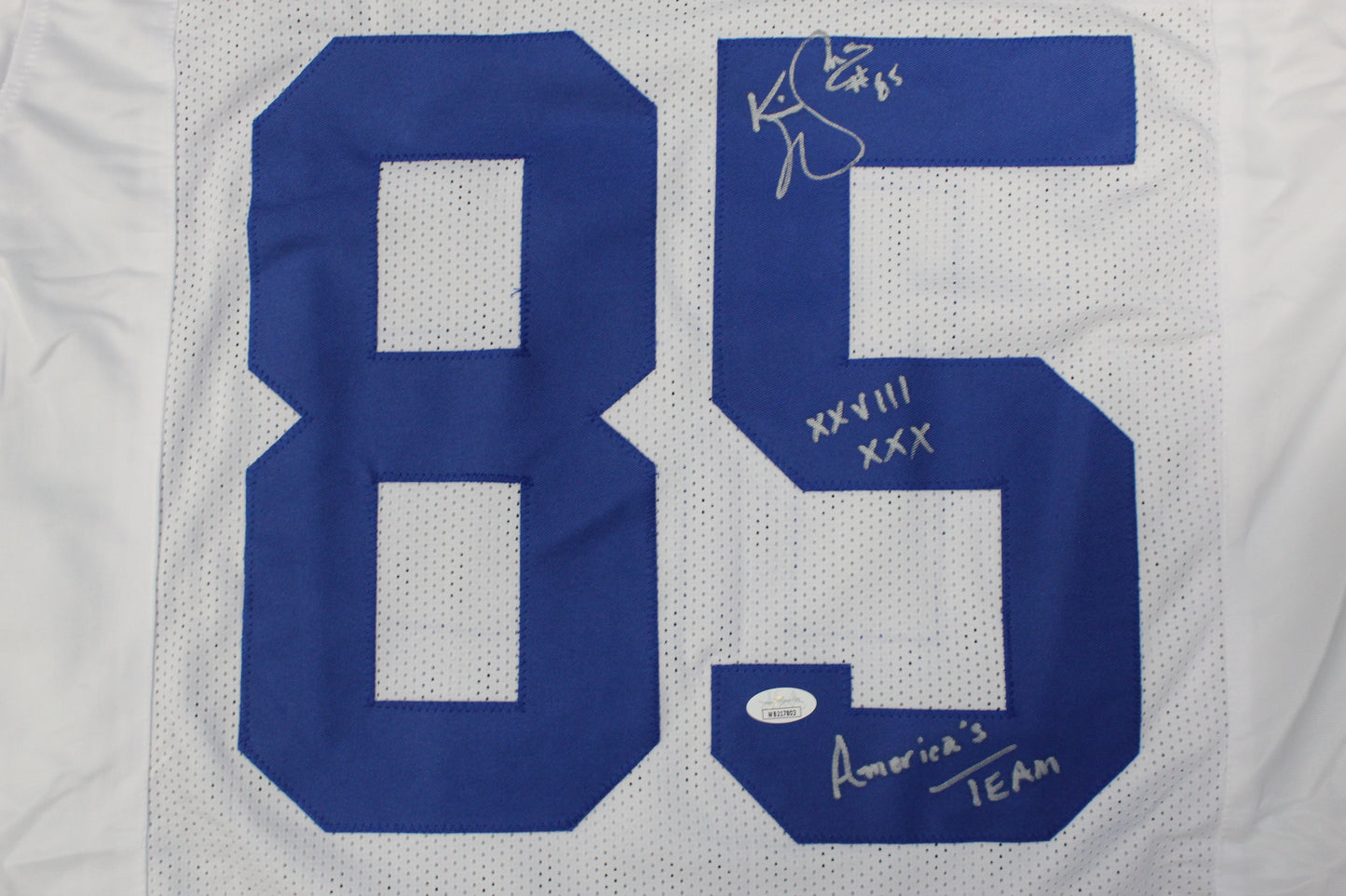 KEVIN WILLIAMS DALLAS COWBOYS SIGNED JERSEY Hurricanes w/INSCs M JSA