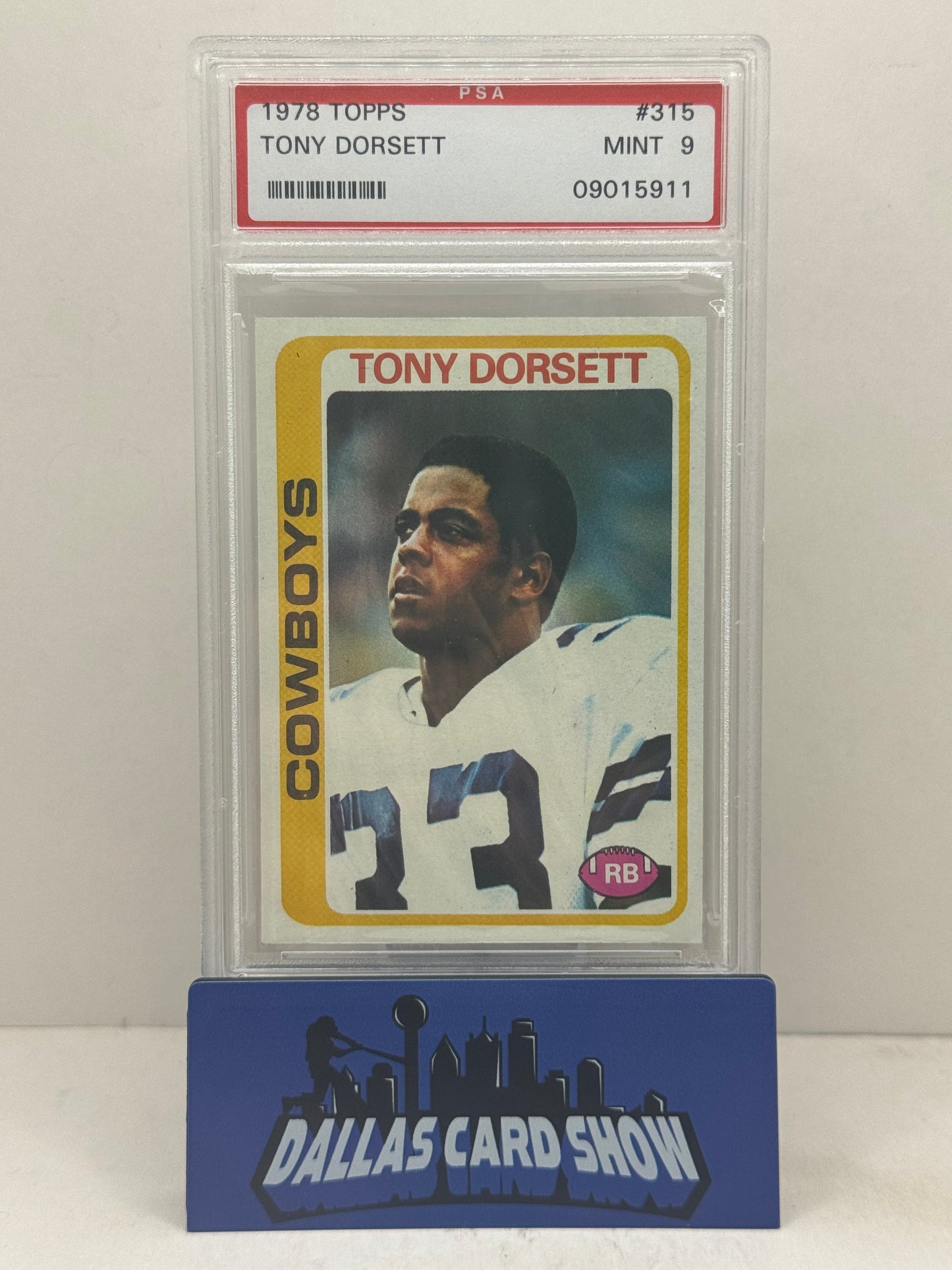 1978 Topps #315 Tony Dorsett Rookie RC PSA 9