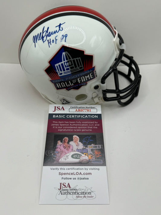 MEL BLOUNT PITTSBURGH STEELERS SIGNED NFL HOF Mini Helmet w/HOF89 JSA