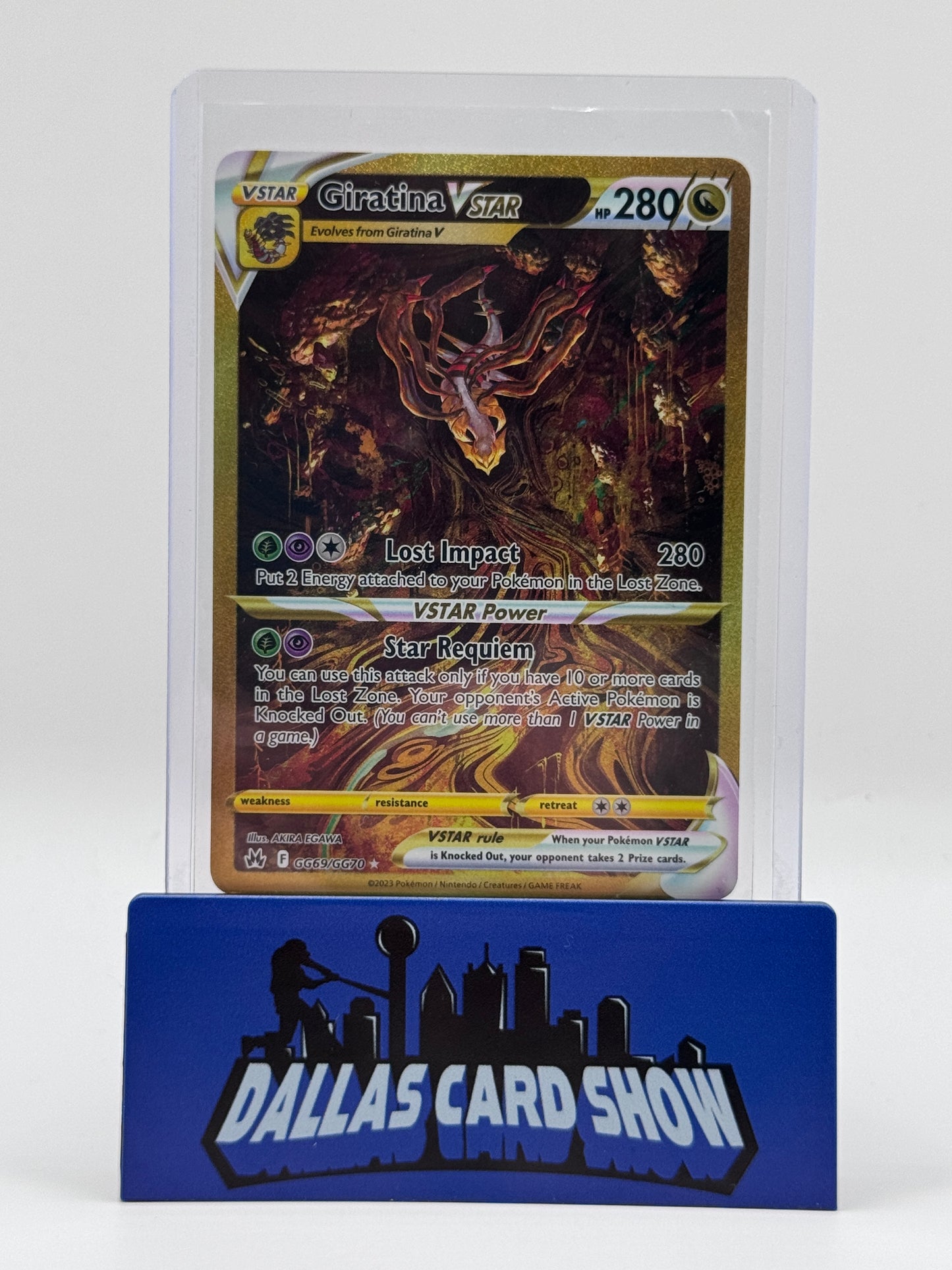 2023 Pokemon - Giratina VSTAR (Secret) - GG69/GG70 Crown Zenith NM