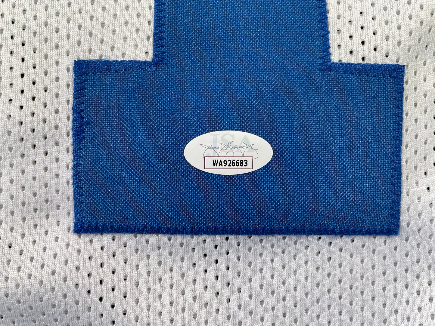 BOB LILLY DALLAS COWBOYS SIGNED HOME JERSEY w/HOF JSA COA