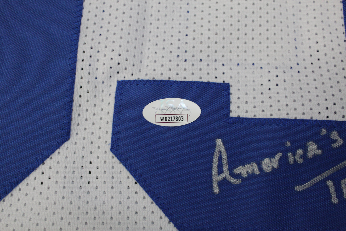 KEVIN WILLIAMS DALLAS COWBOYS SIGNED JERSEY Hurricanes w/INSCs M JSA