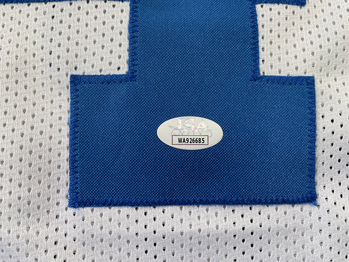 BOB LILLY DALLAS COWBOYS SIGNED HOME JERSEY w/HOF JSA COA