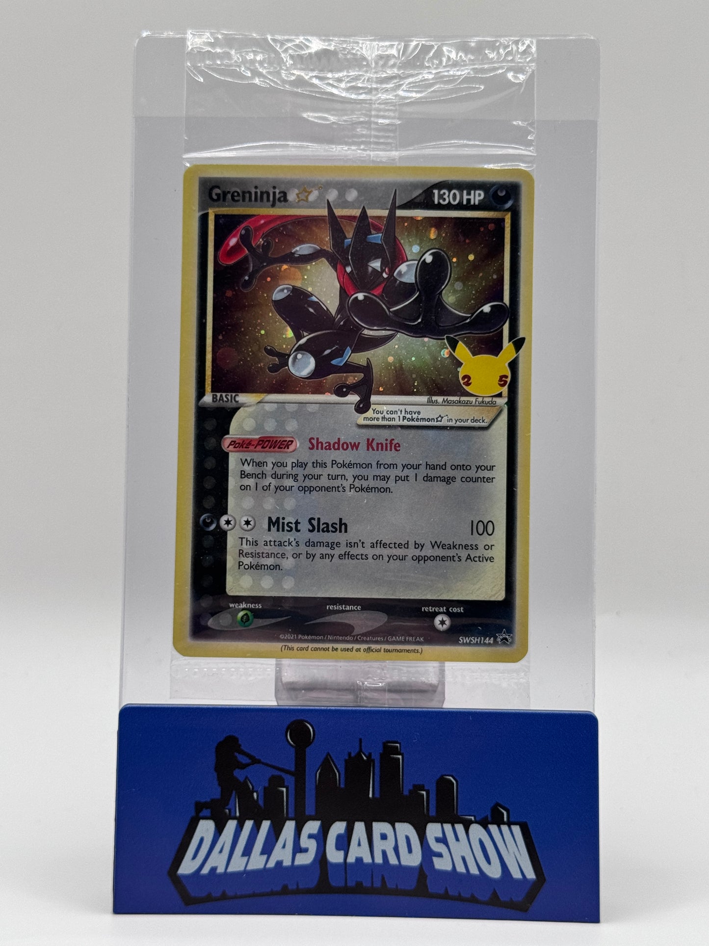 2021 Pokemon - Greninja (Star) - SWSH144 Celebrations Promo SEALED