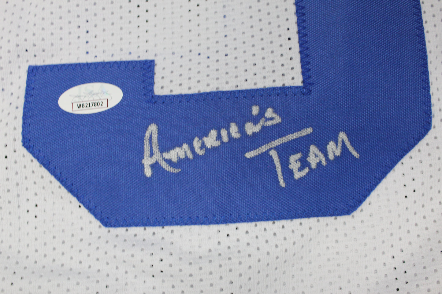 KEVIN WILLIAMS DALLAS COWBOYS SIGNED JERSEY Hurricanes w/INSCs M JSA