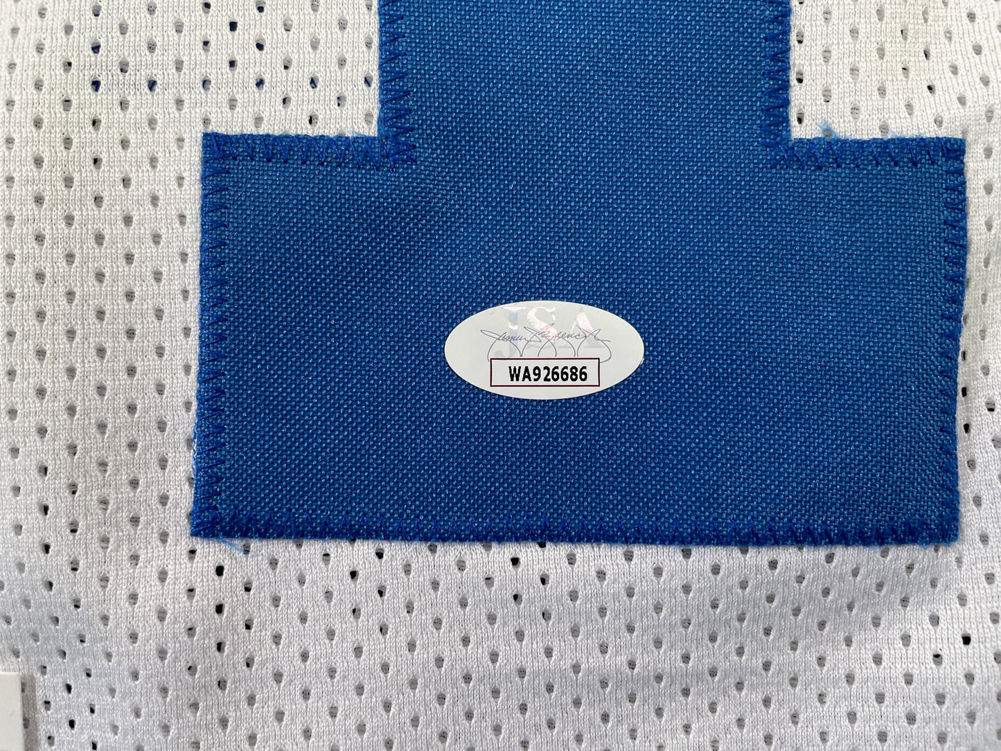 BOB LILLY DALLAS COWBOYS SIGNED HOME JERSEY w/HOF JSA COA