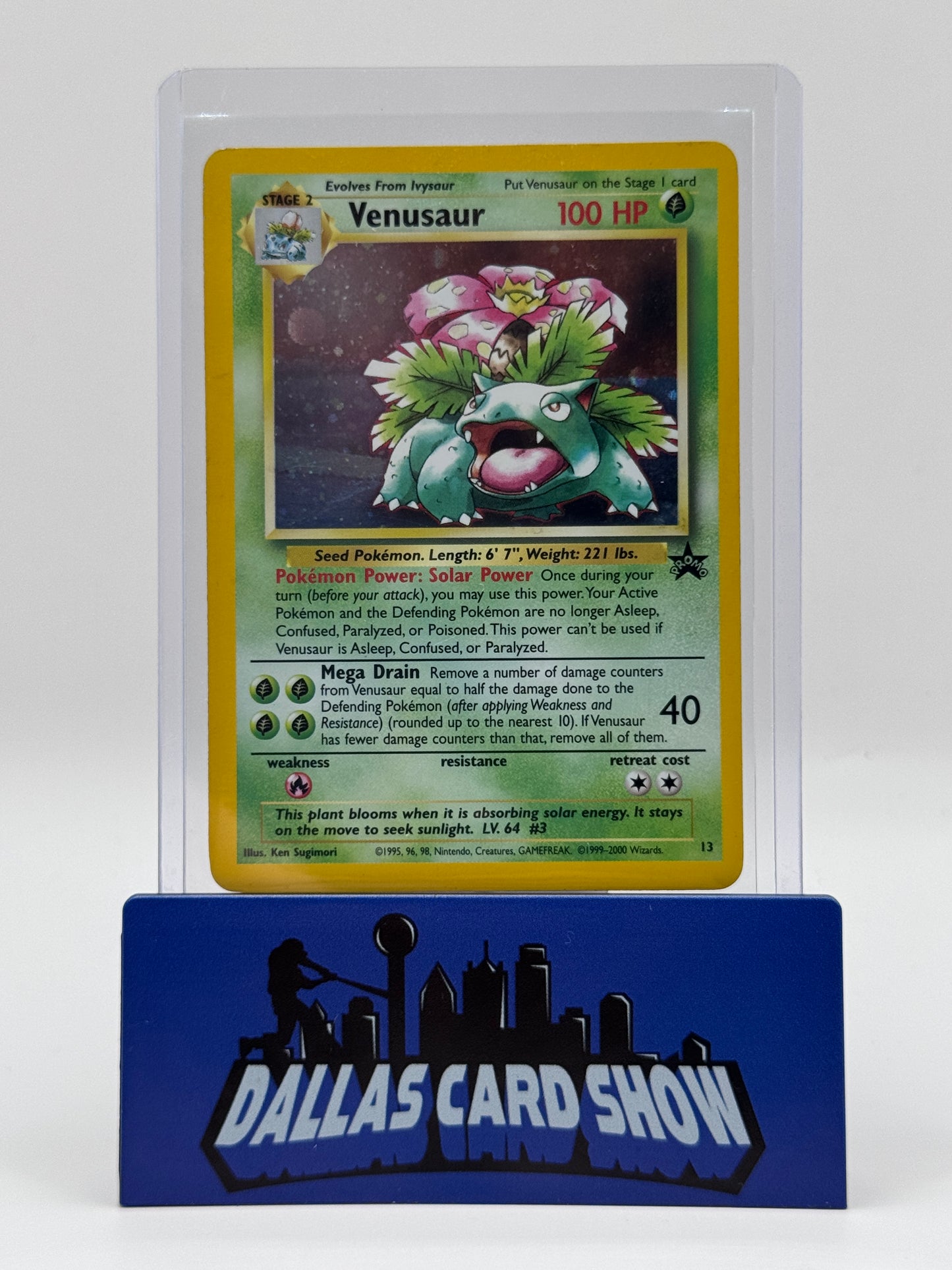 2000 Pokemon - Venusaur (Holo) - #13 Black Star Promos MP