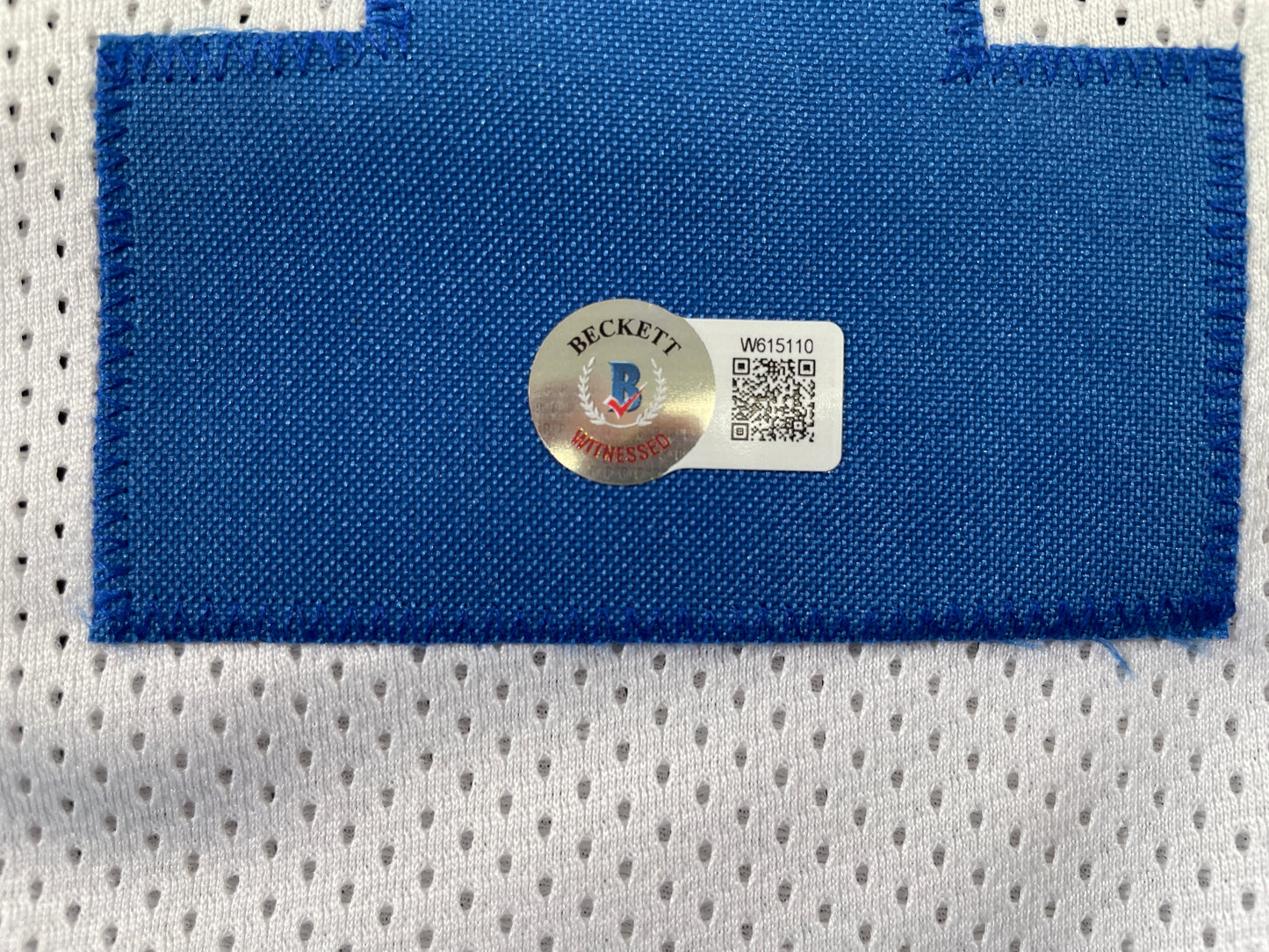 BOB LILLY DALLAS COWBOYS SIGNED HOME JERSEY w/HOF JSA COA