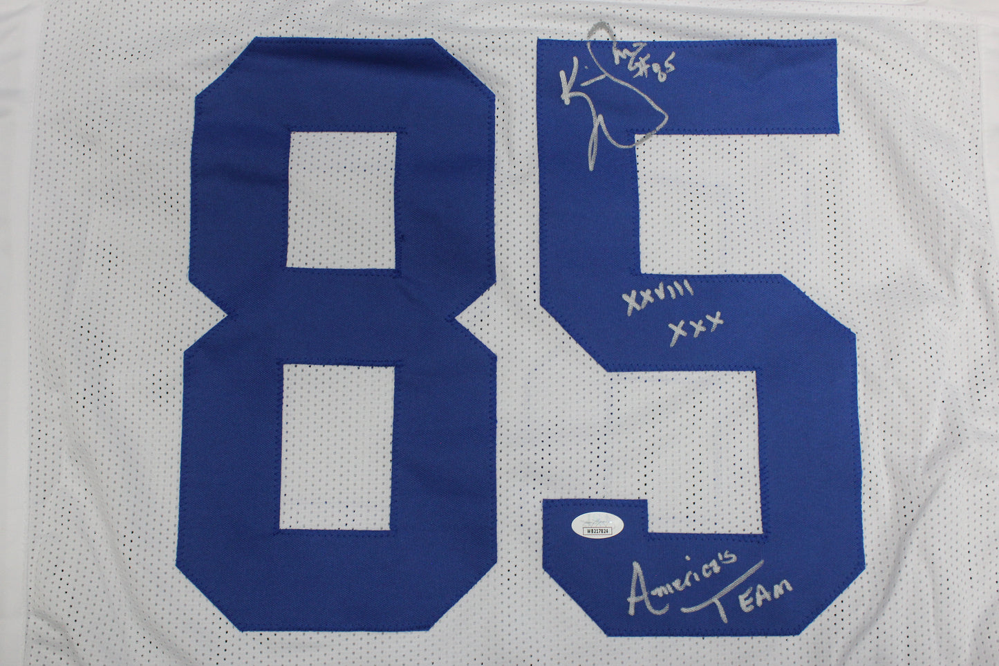 KEVIN WILLIAMS DALLAS COWBOYS SIGNED JERSEY Hurricanes w/INSCs 3XL JSA