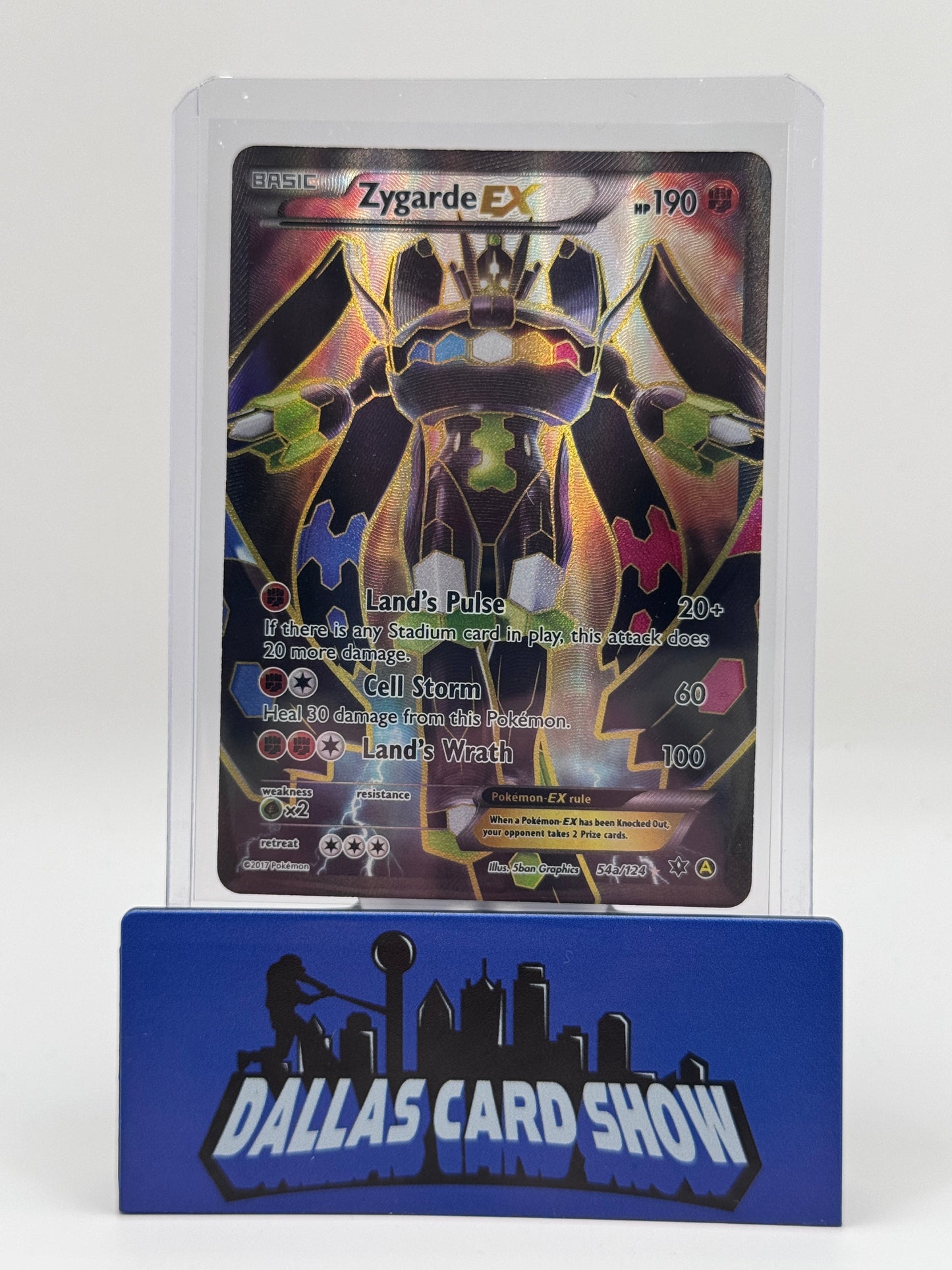 2017 Pokemon - Zygarde EX (Full Art) - 54a/124 Alternate Art Promos LP