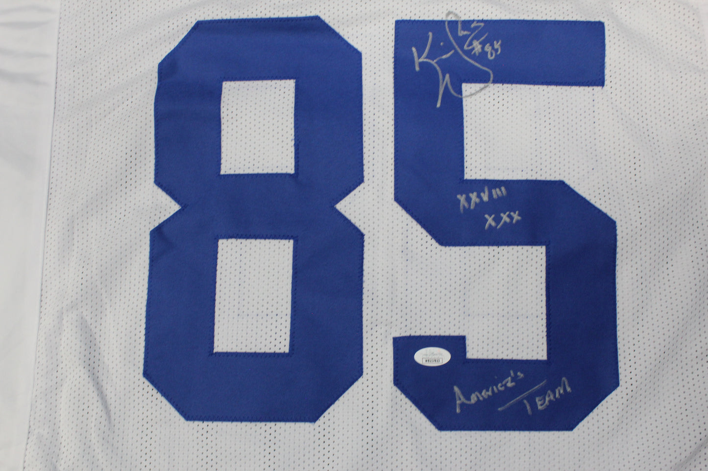 KEVIN WILLIAMS DALLAS COWBOYS SIGNED JERSEY Hurricanes w/INSCs 3XL JSA