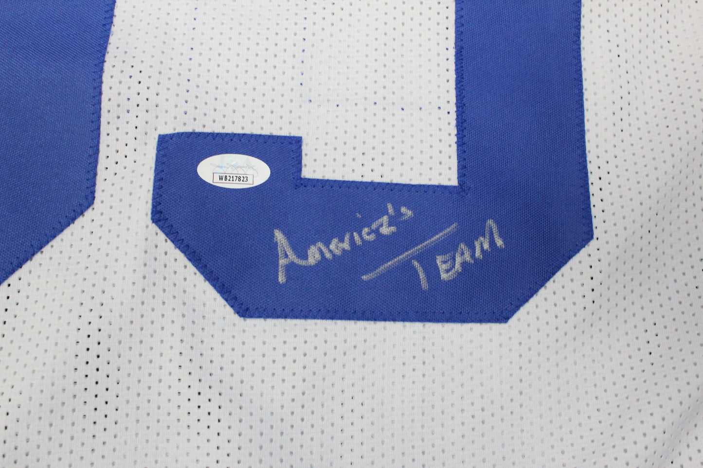 KEVIN WILLIAMS DALLAS COWBOYS SIGNED JERSEY Hurricanes w/INSCs 3XL JSA