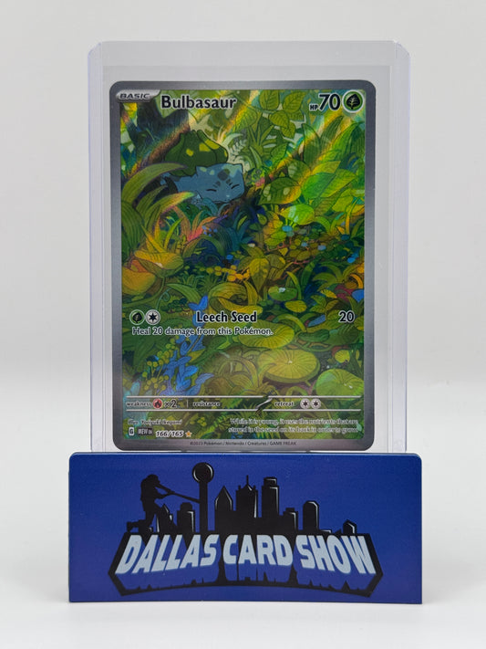 2023 Pokemon - Bulbasaur (Illustration Rare) - 166/165 S&V 151 NM