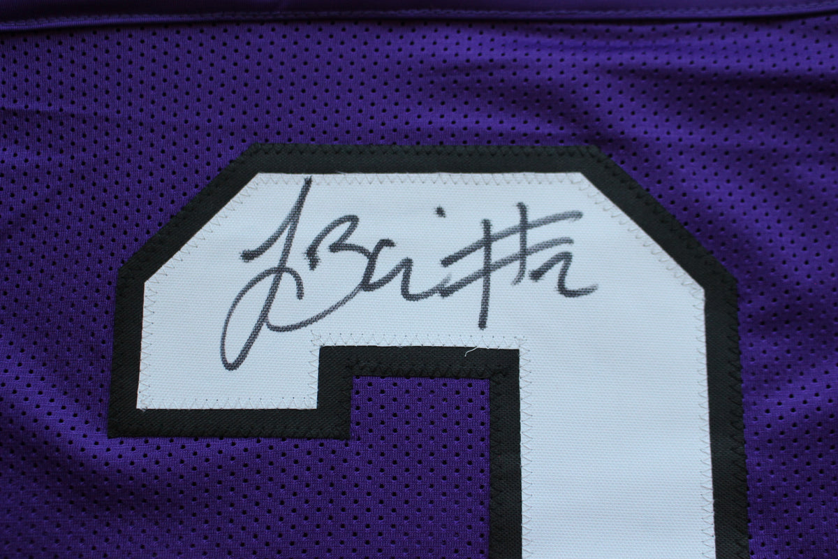 TREVONE BOYKIN TCU HORNED FROGS SIGNED PURPLE JERSEY wBIG12POY BAS