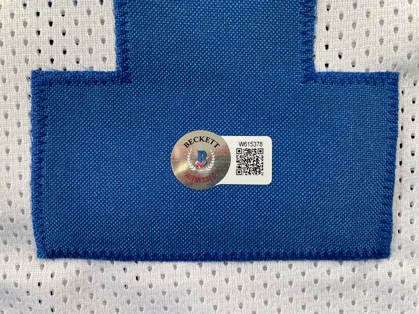 BOB LILLY DALLAS COWBOYS SIGNED HOME JERSEY w/HOF JSA COA