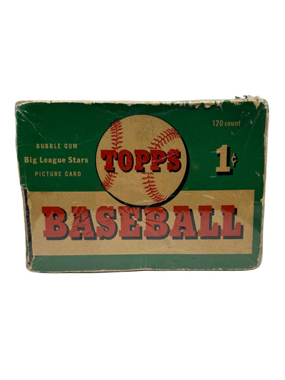 1954 Topps Baseball Card Empty Display Box Rare One 1 Cent Tough