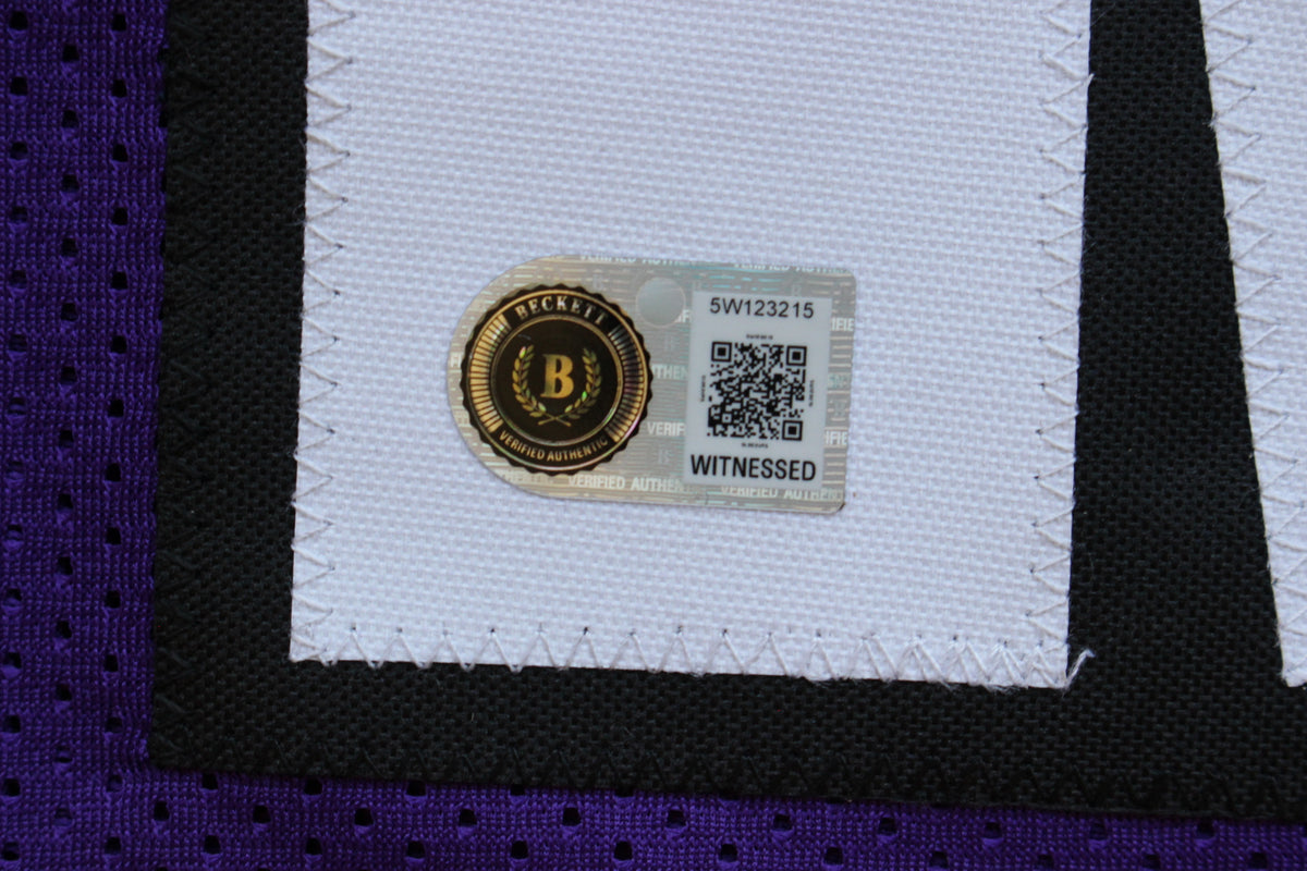 TREVONE BOYKIN TCU HORNED FROGS SIGNED PURPLE JERSEY wBIG12POY BAS